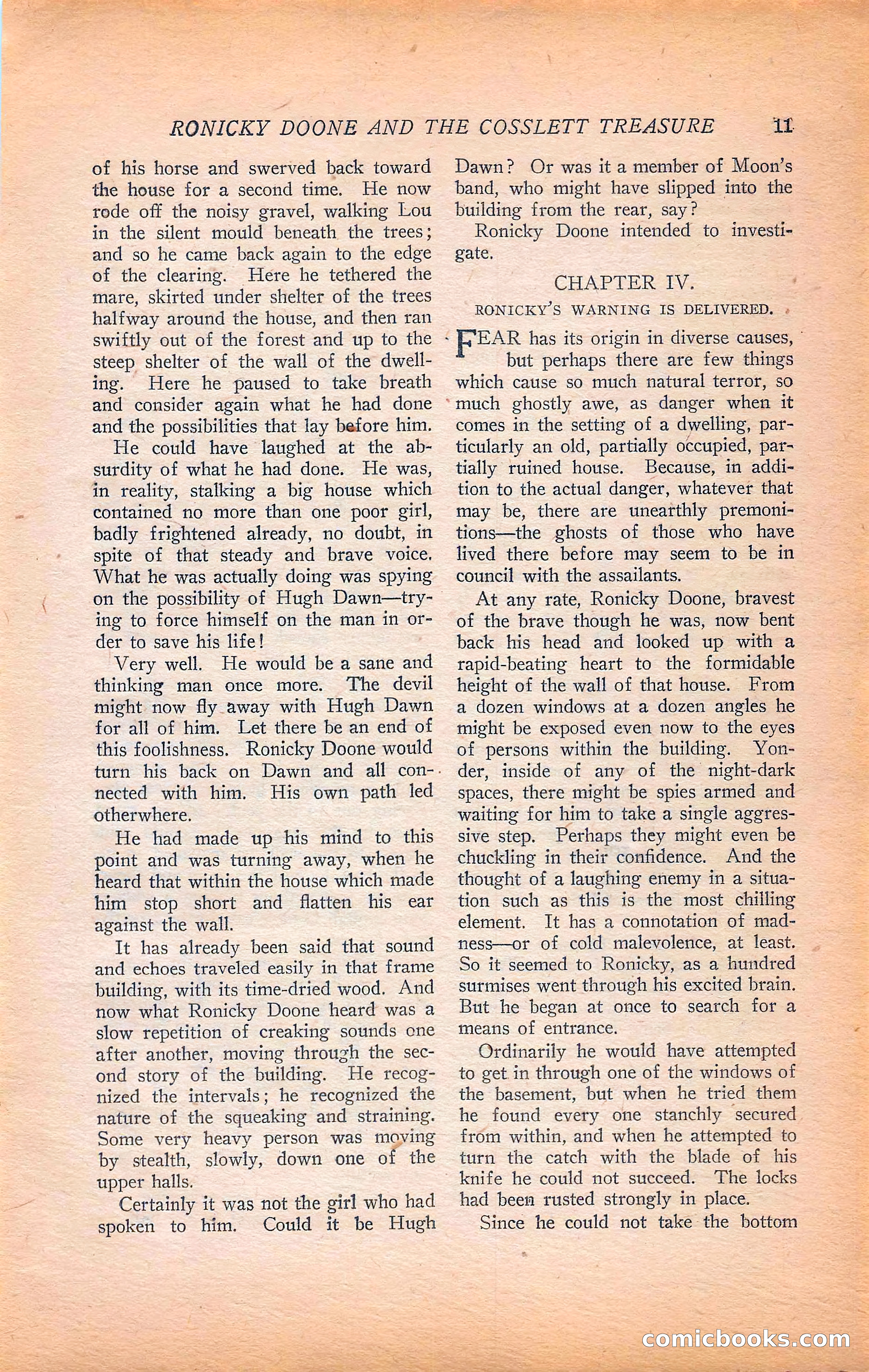 Western Story Magazine, Vol. 22, No. 6 — page 21 of 160