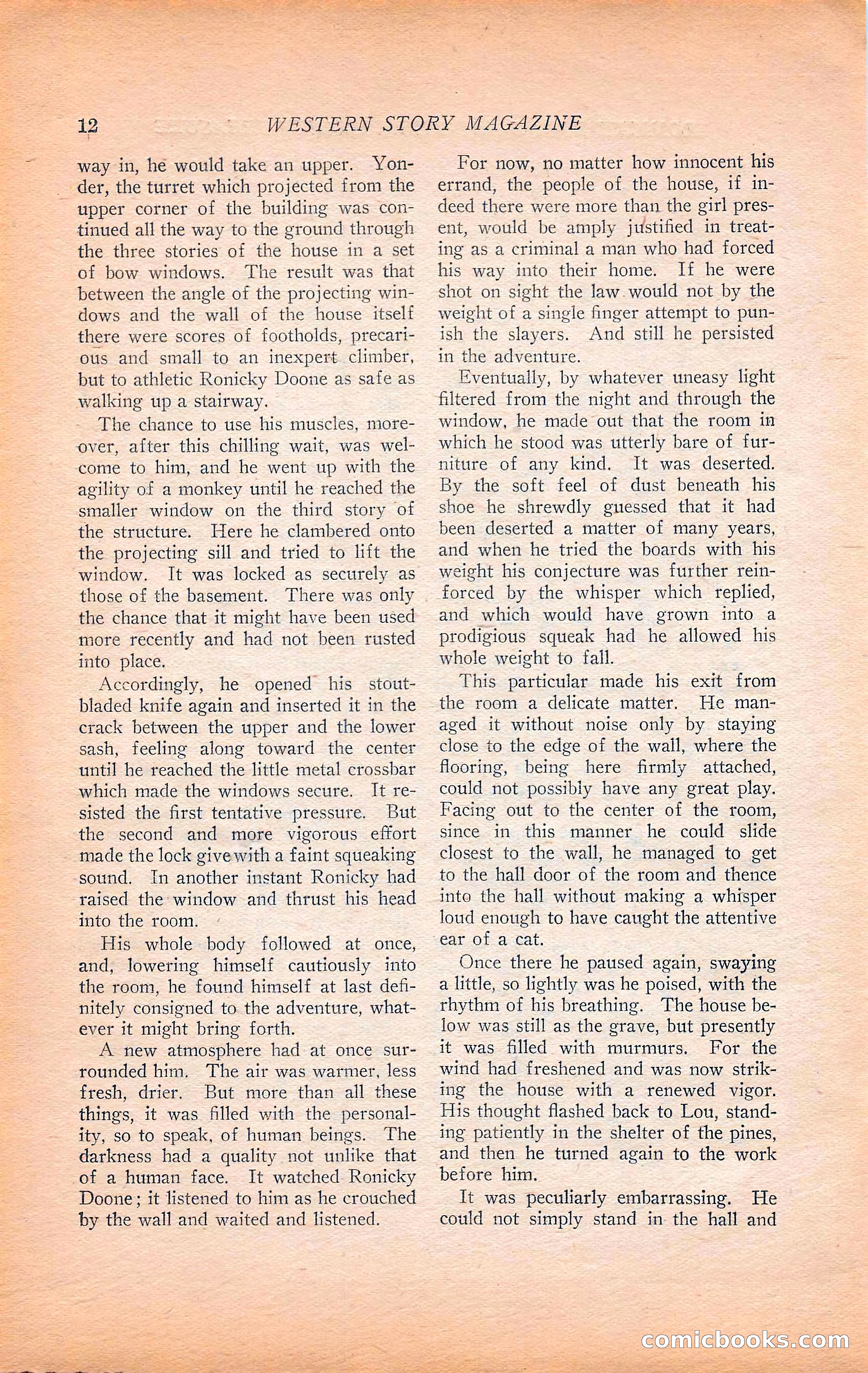 Western Story Magazine, Vol. 22, No. 6 — page 22 of 160