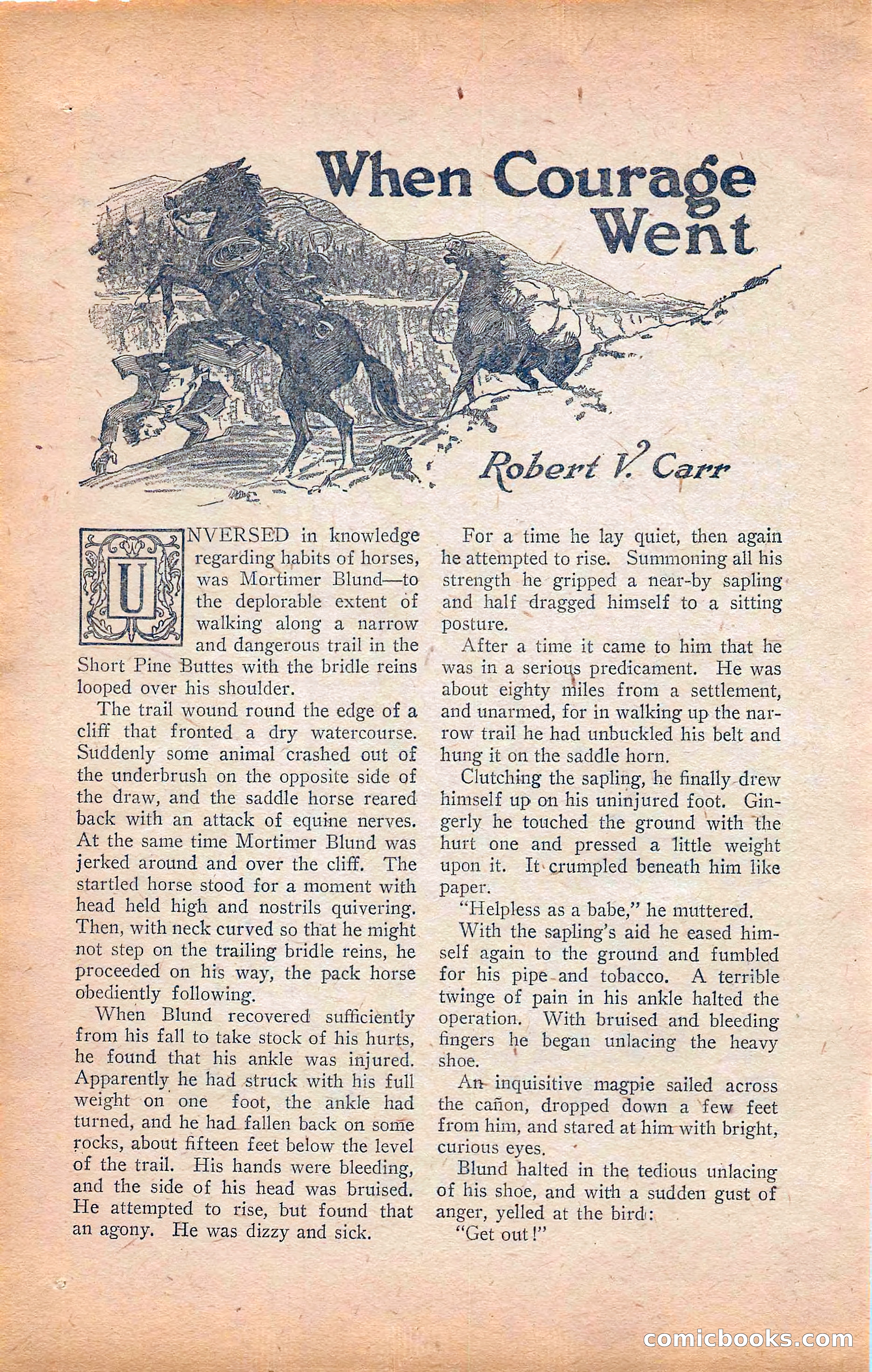 Western Story Magazine, Vol. 22, No. 6 — page 72 of 160