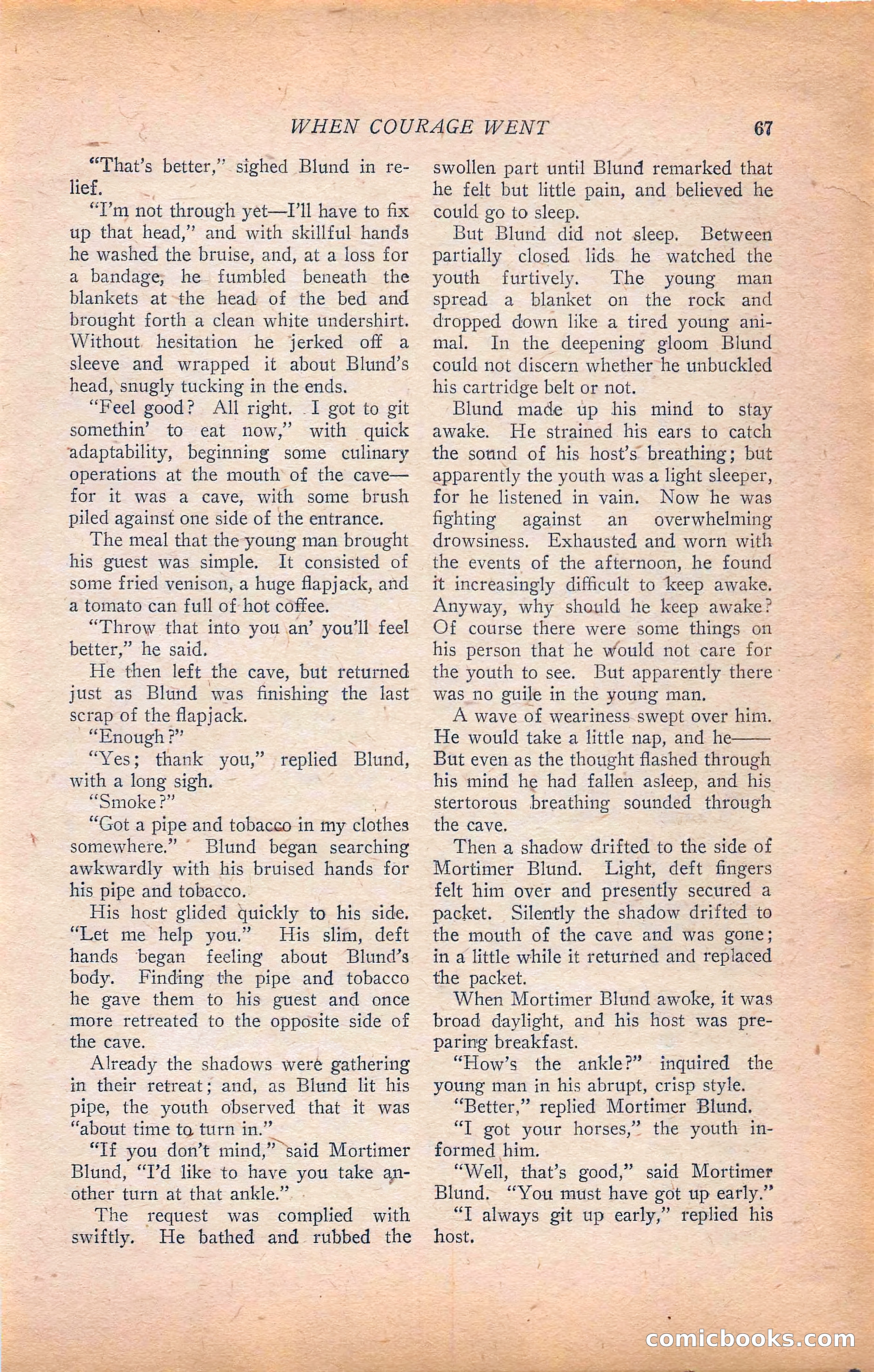 Western Story Magazine, Vol. 22, No. 6 — page 77 of 160