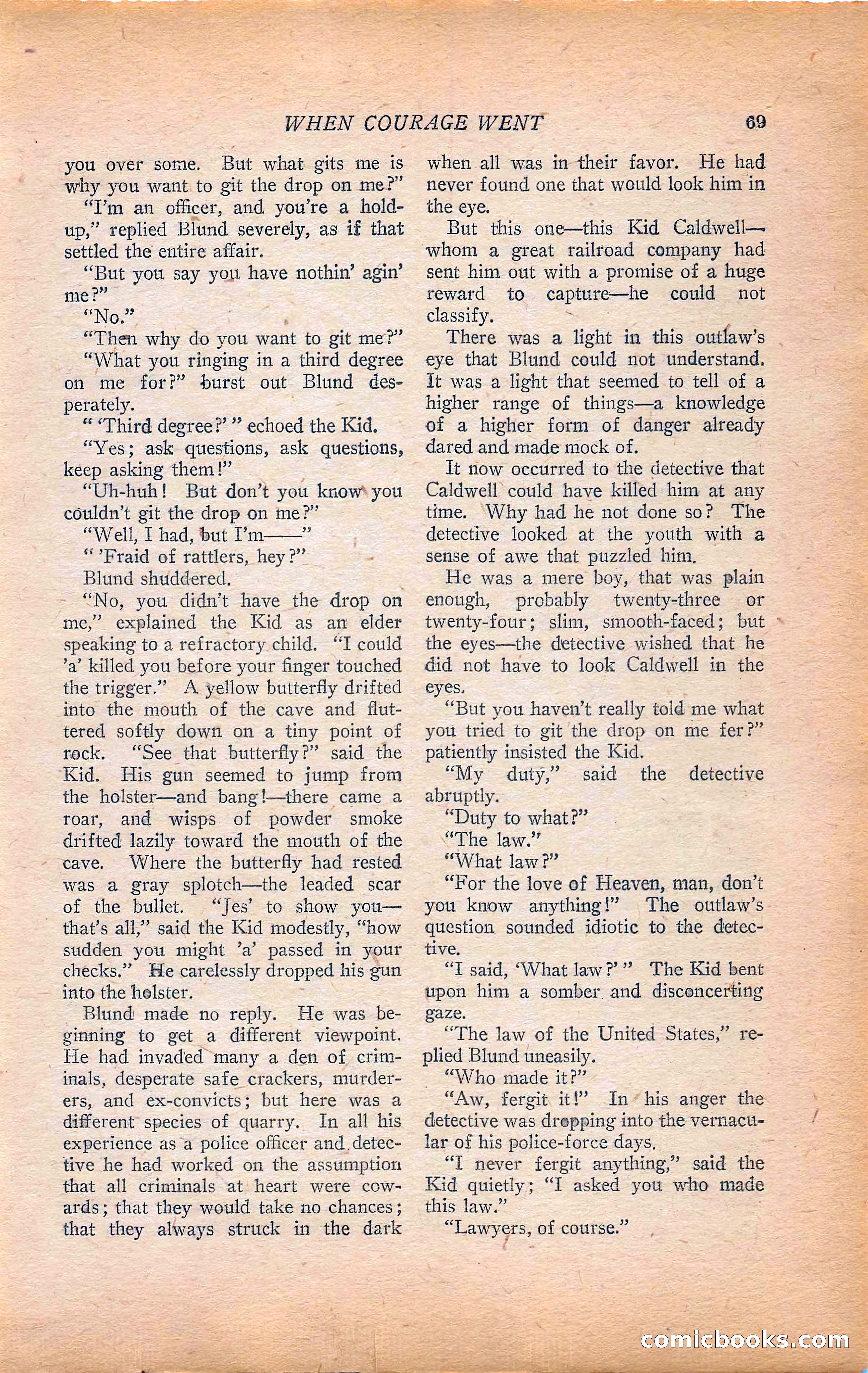 Western Story Magazine, Vol. 22, No. 6 — page 79 of 160