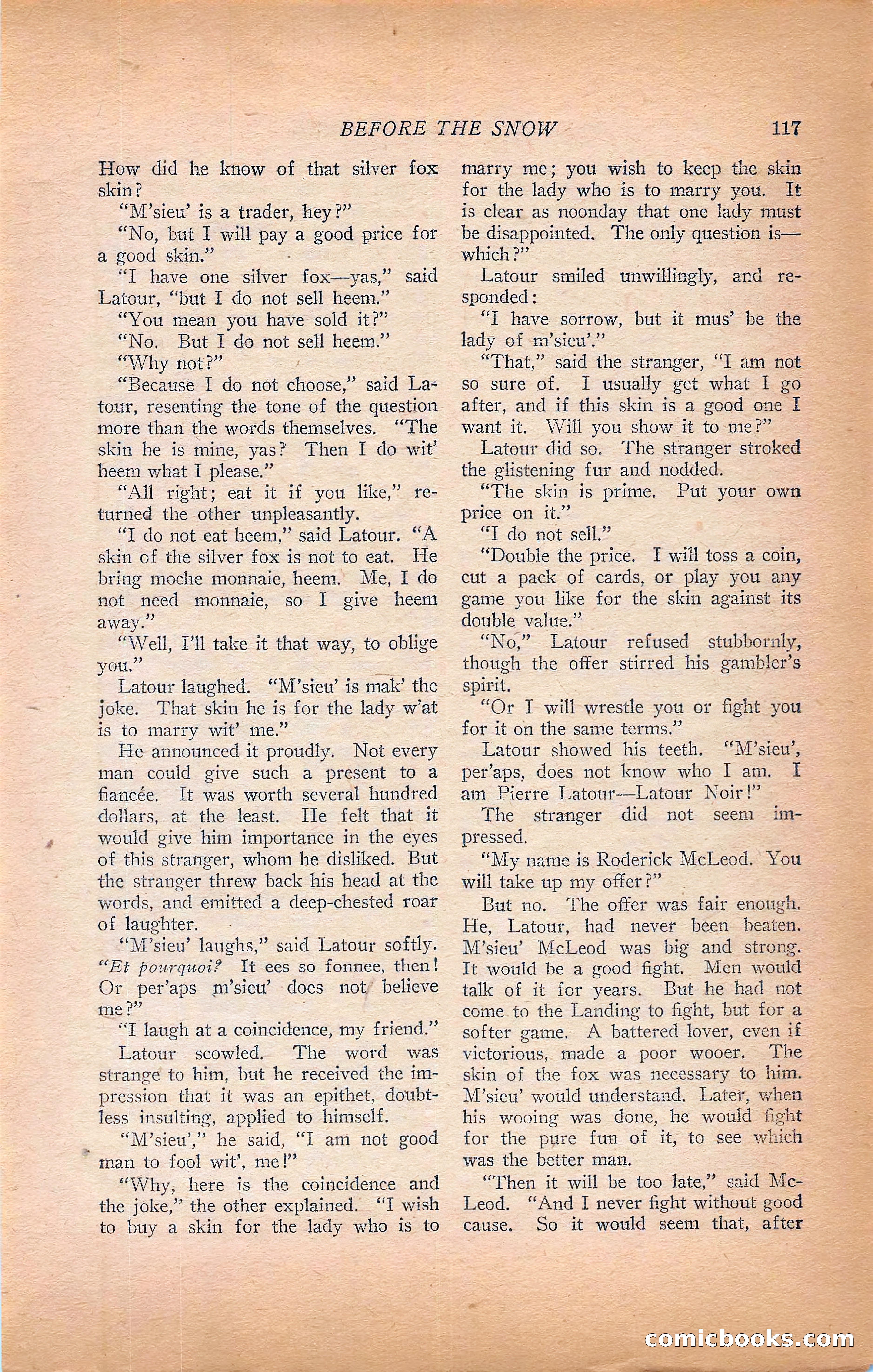Western Story Magazine, Vol. 22, No. 6 — page 127 of 160