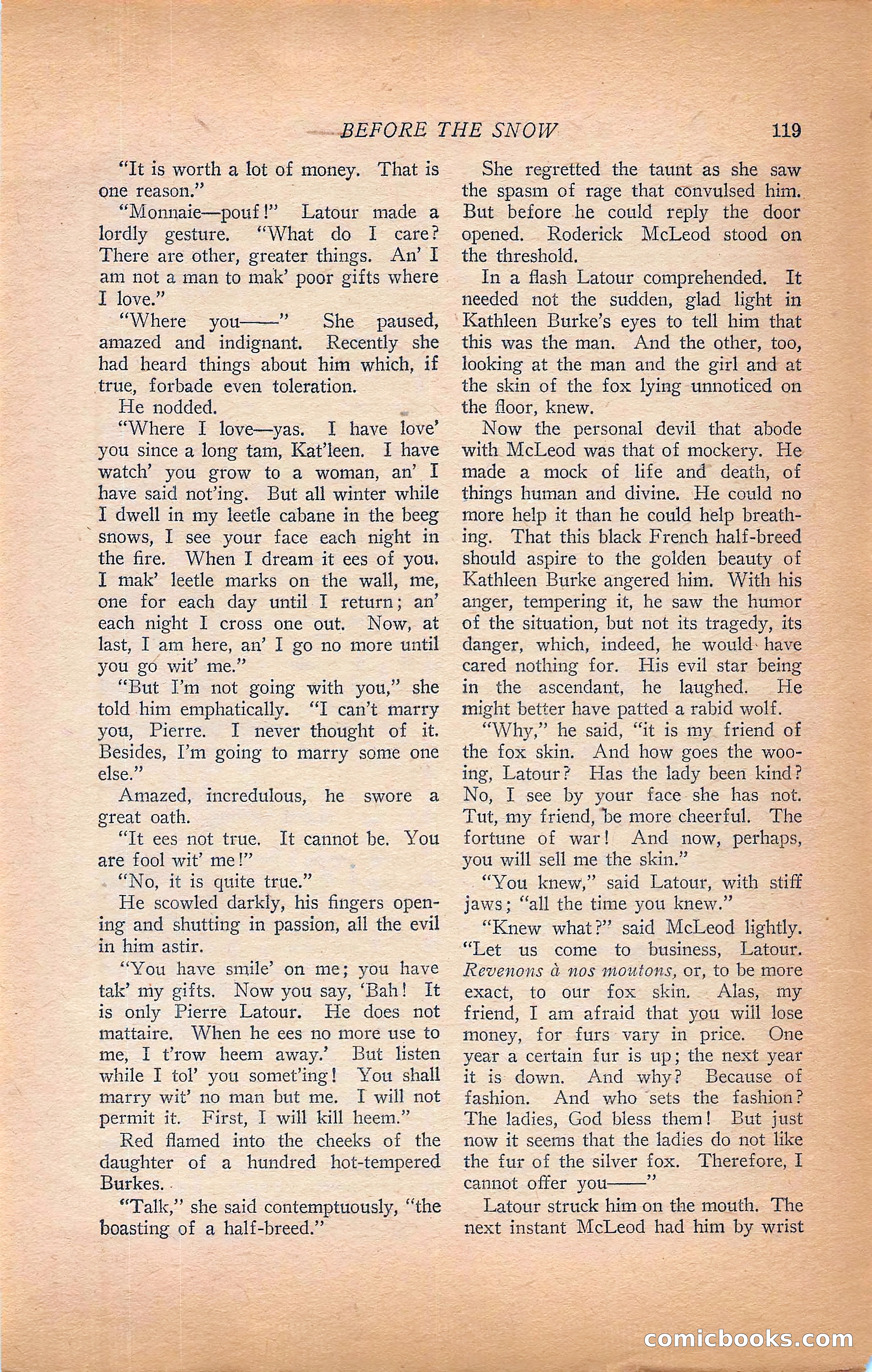 Western Story Magazine, Vol. 22, No. 6 — page 129 of 160