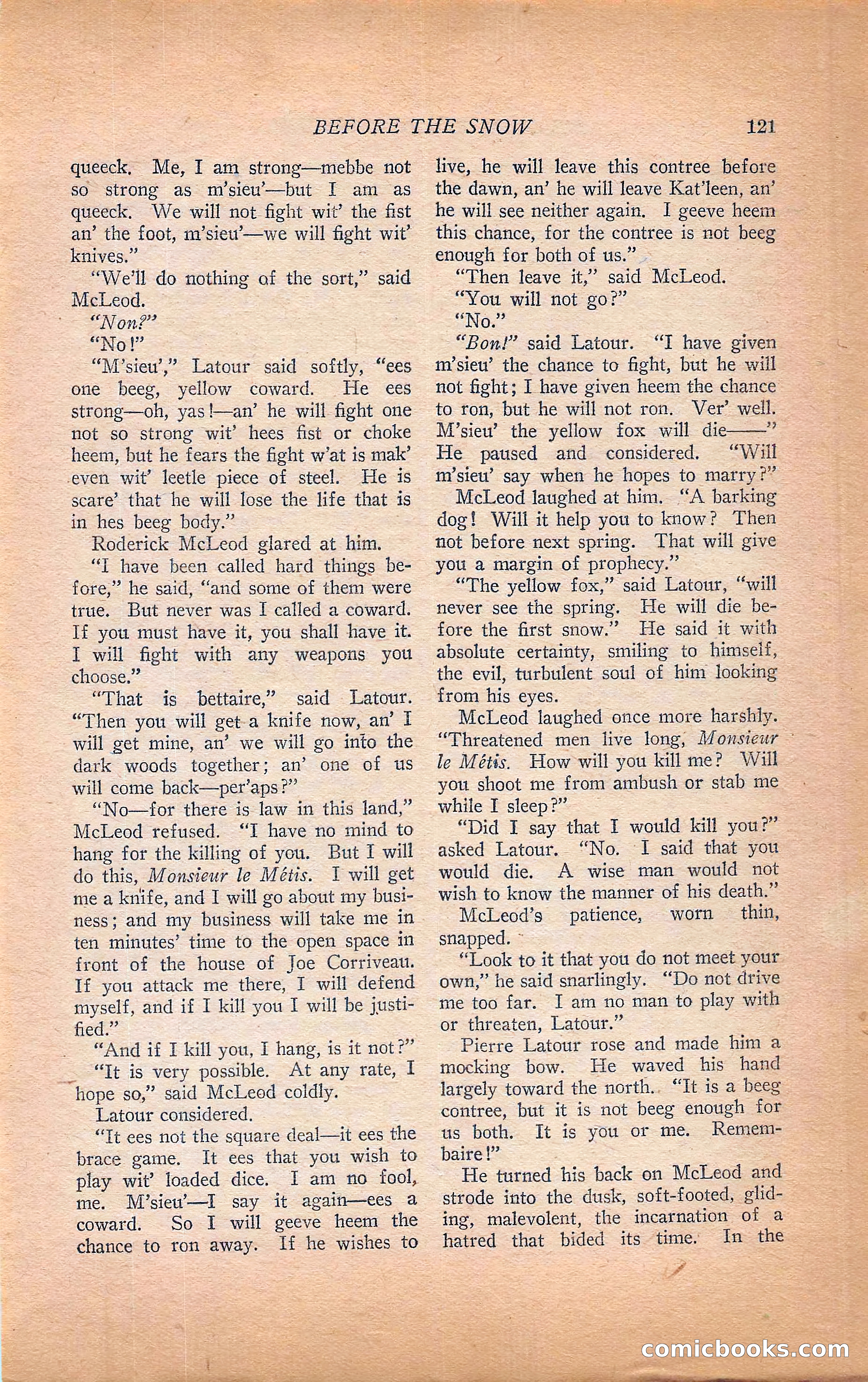 Western Story Magazine, Vol. 22, No. 6 — page 131 of 160