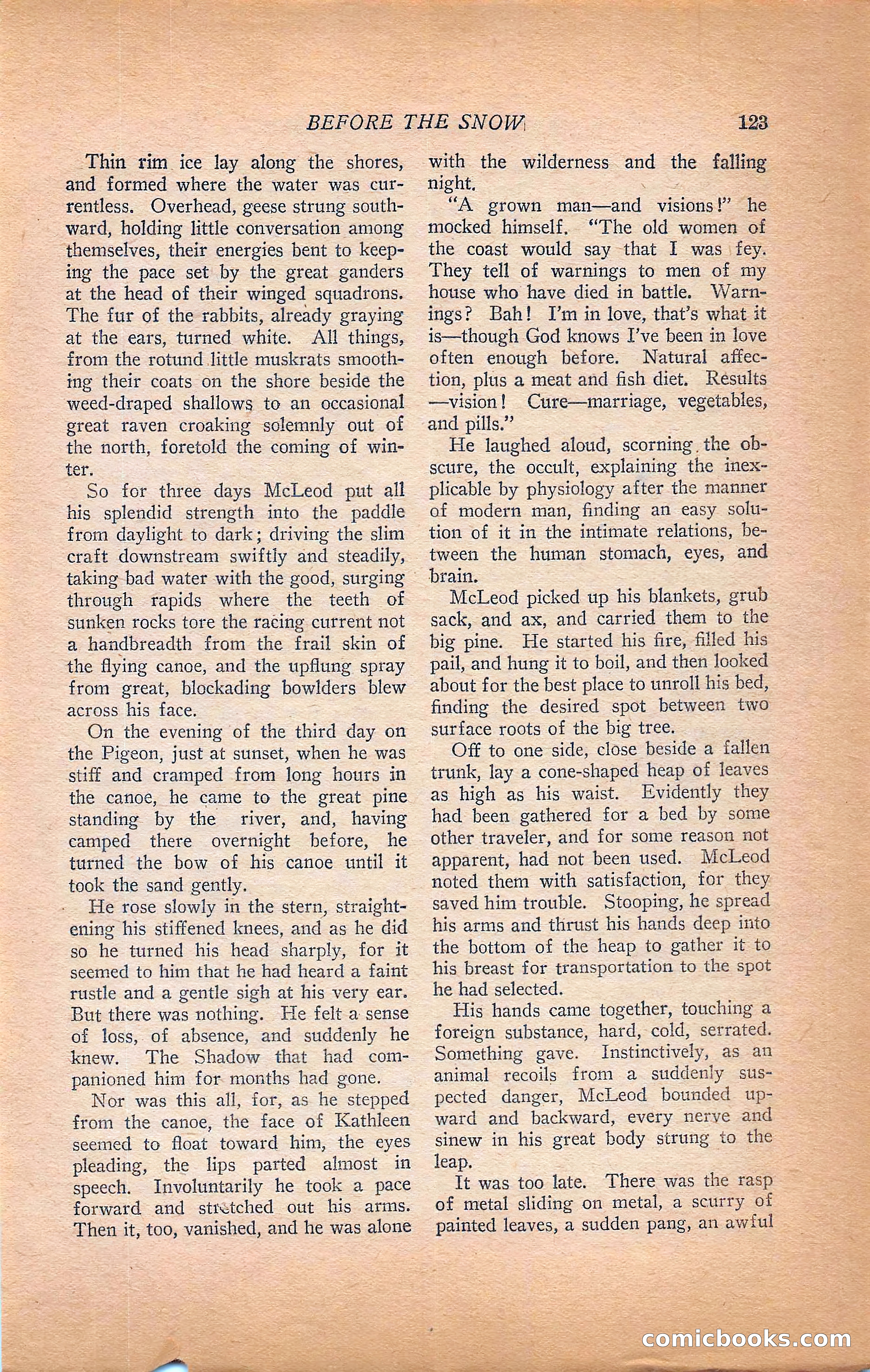 Western Story Magazine, Vol. 22, No. 6 — page 133 of 160