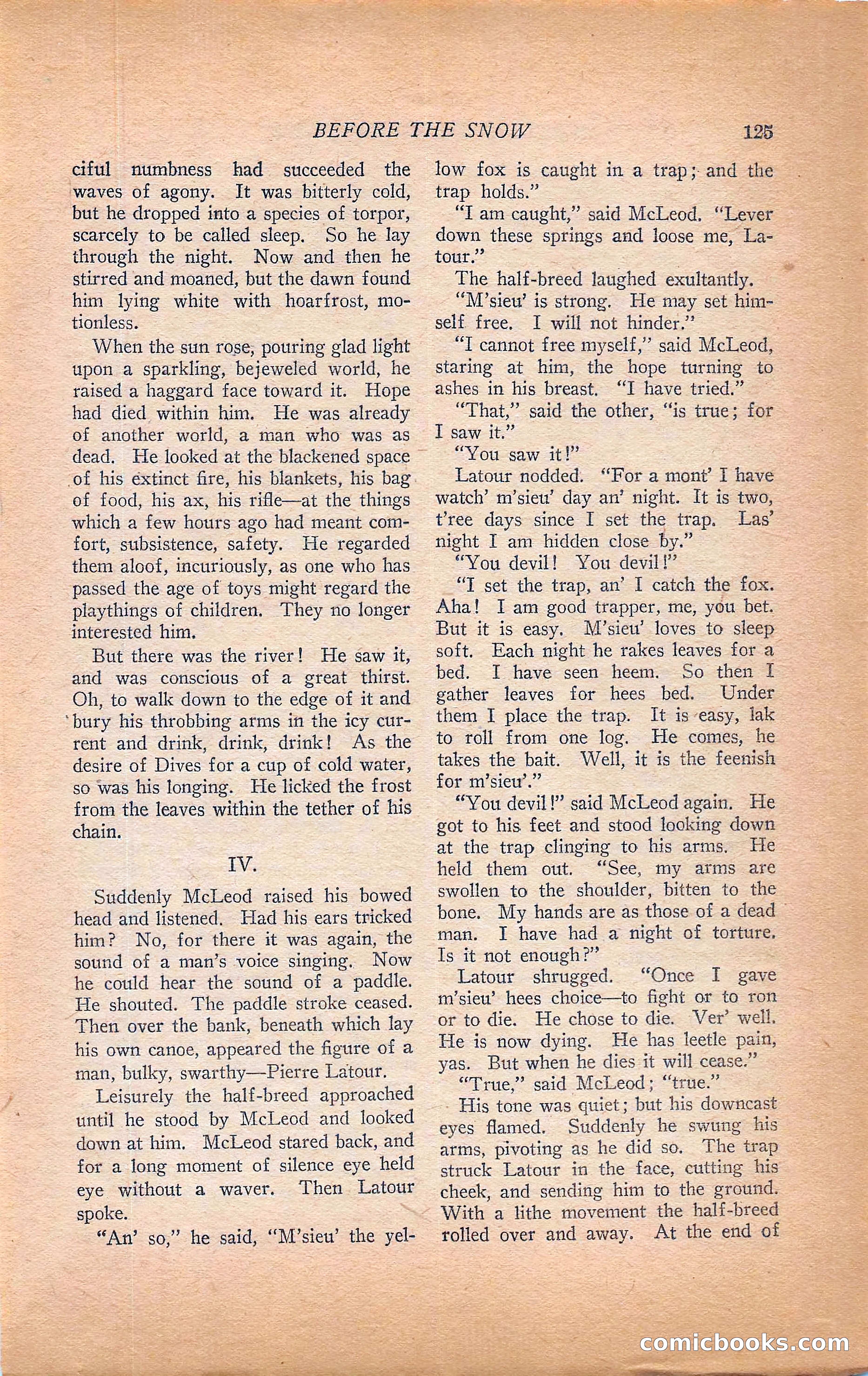 Western Story Magazine, Vol. 22, No. 6 — page 135 of 160