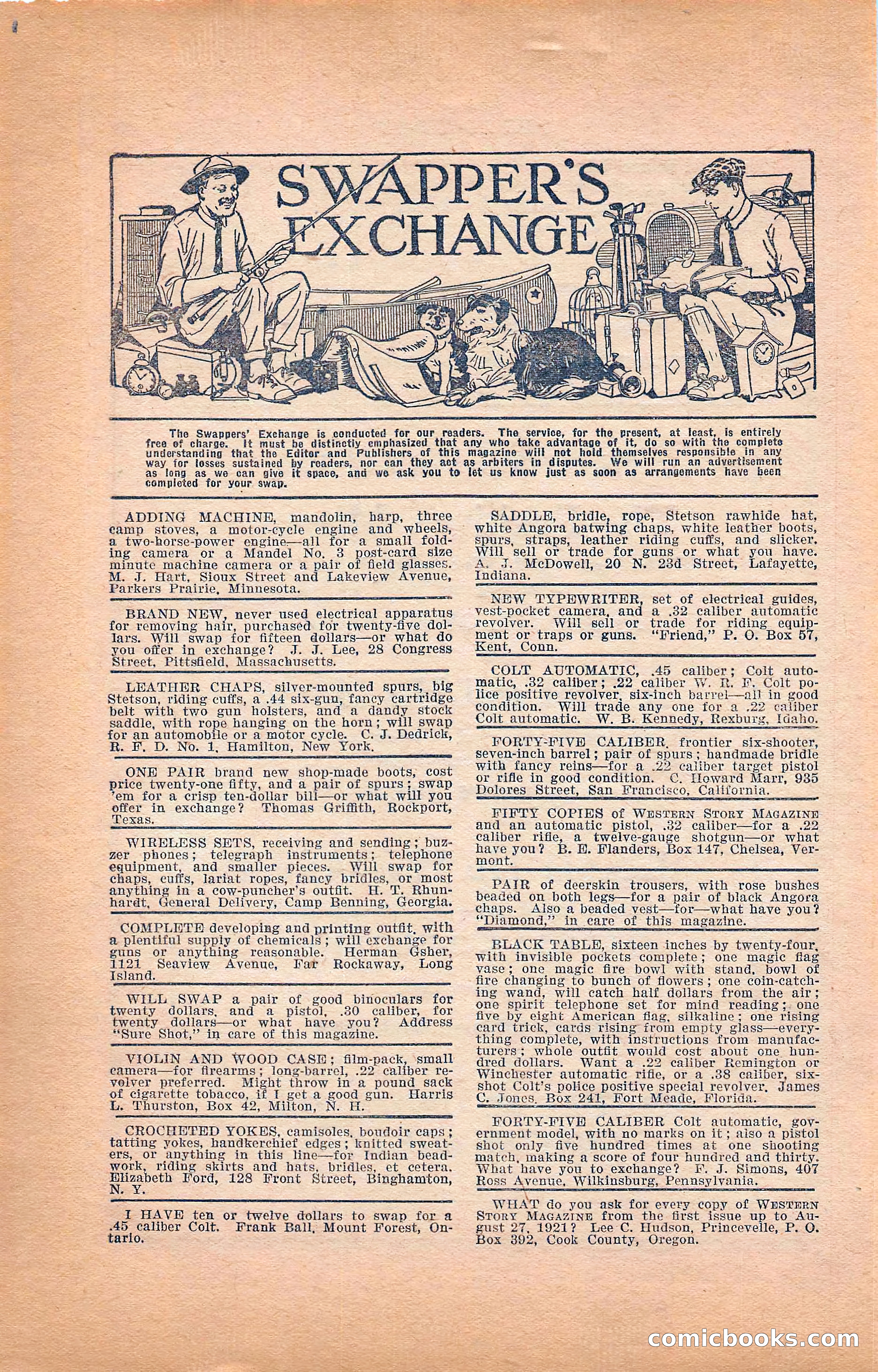 Western Story Magazine, Vol. 22, No. 6 — page 142 of 160