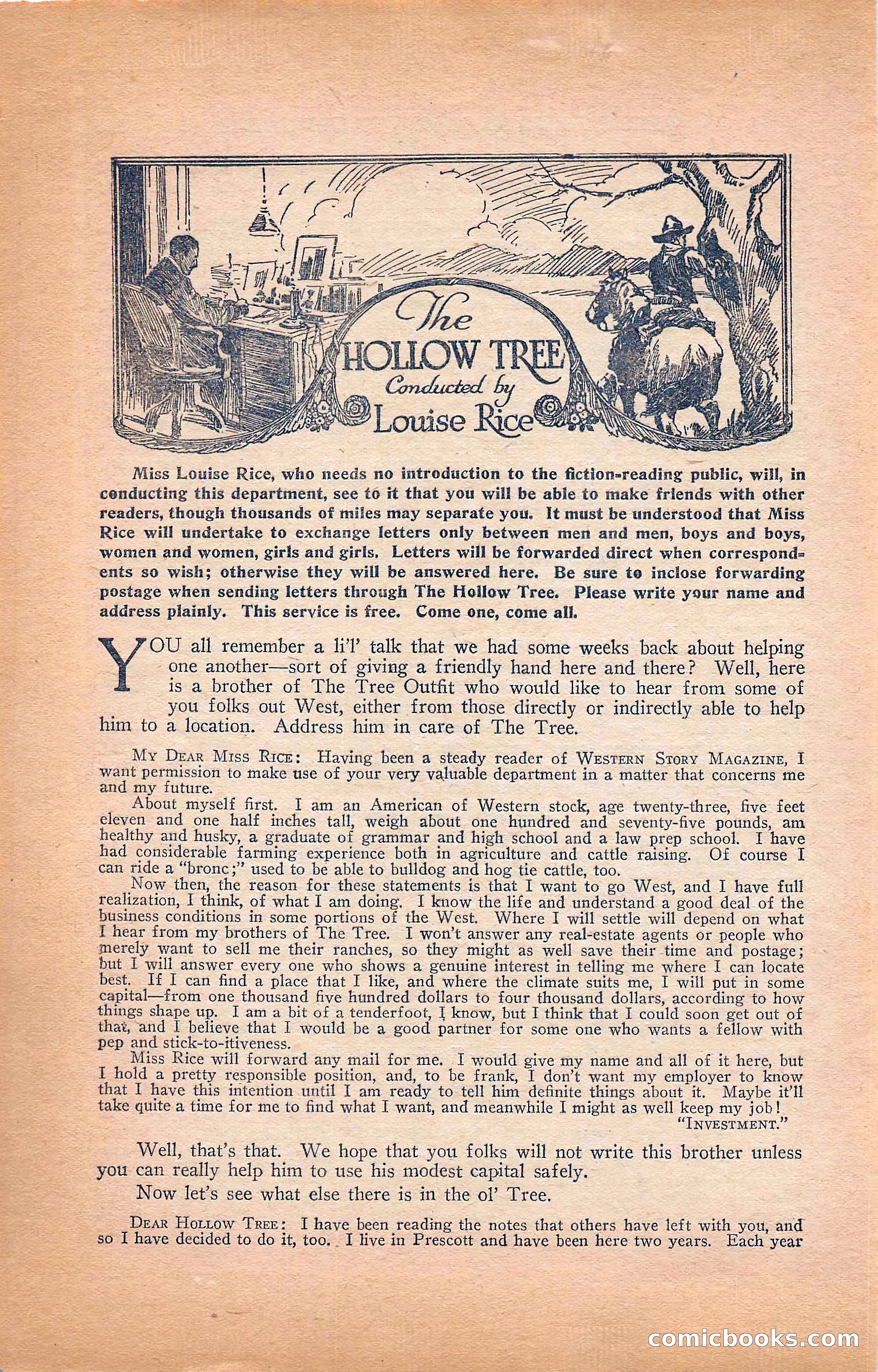 Western Story Magazine, Vol. 22, No. 6 — page 146 of 160