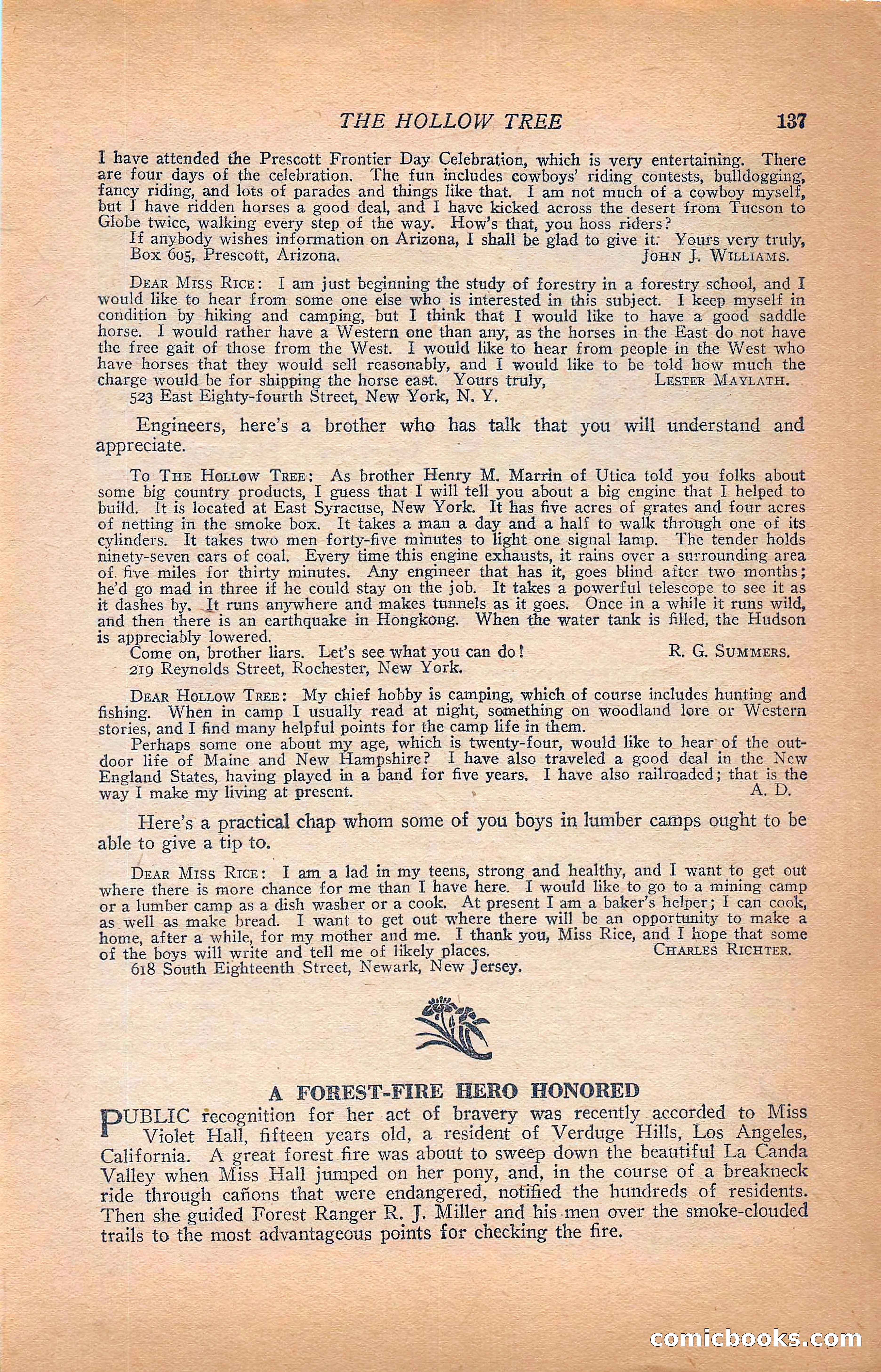 Western Story Magazine, Vol. 22, No. 6 — page 147 of 160