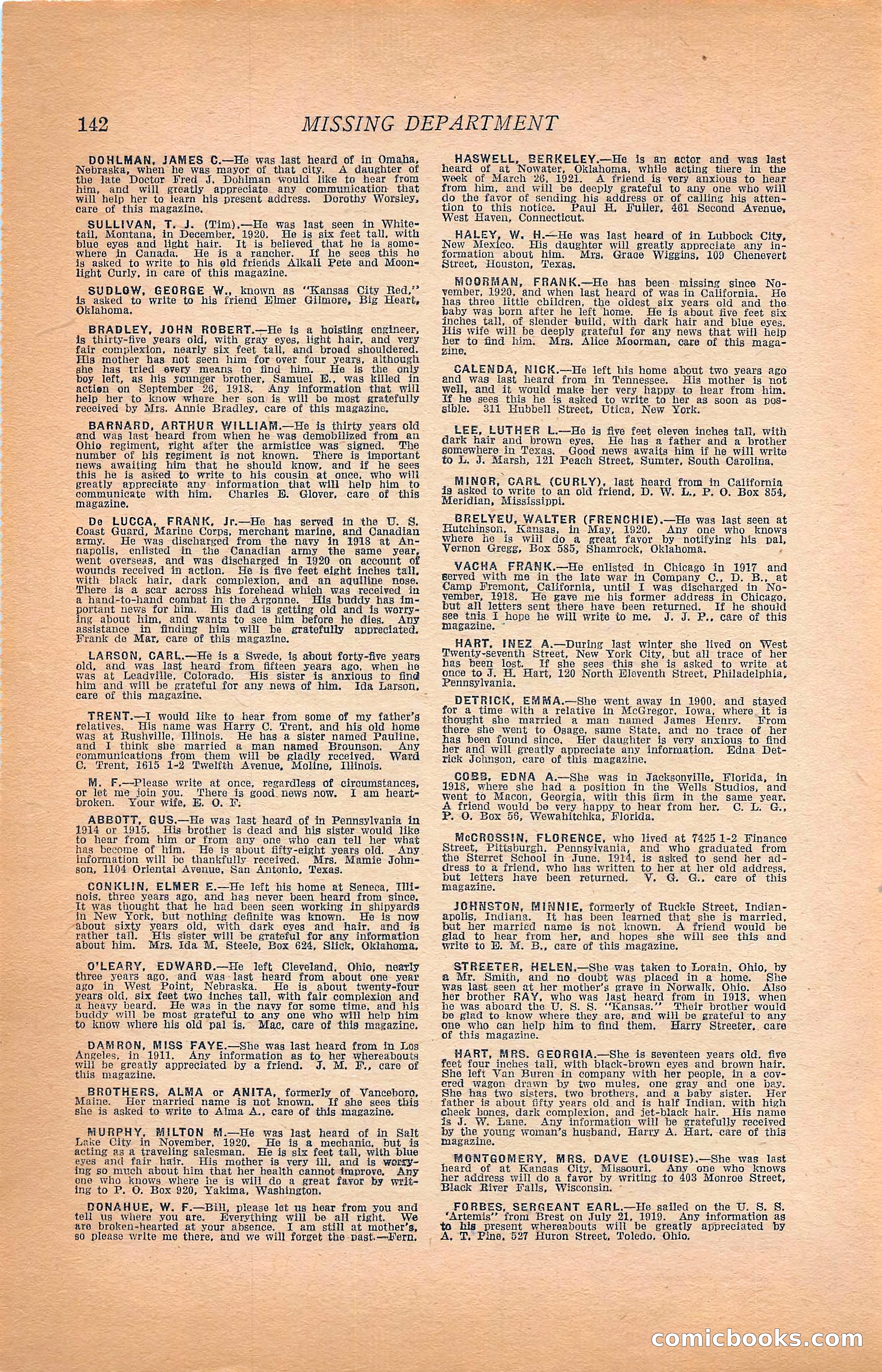 Western Story Magazine, Vol. 22, No. 6 — page 152 of 160