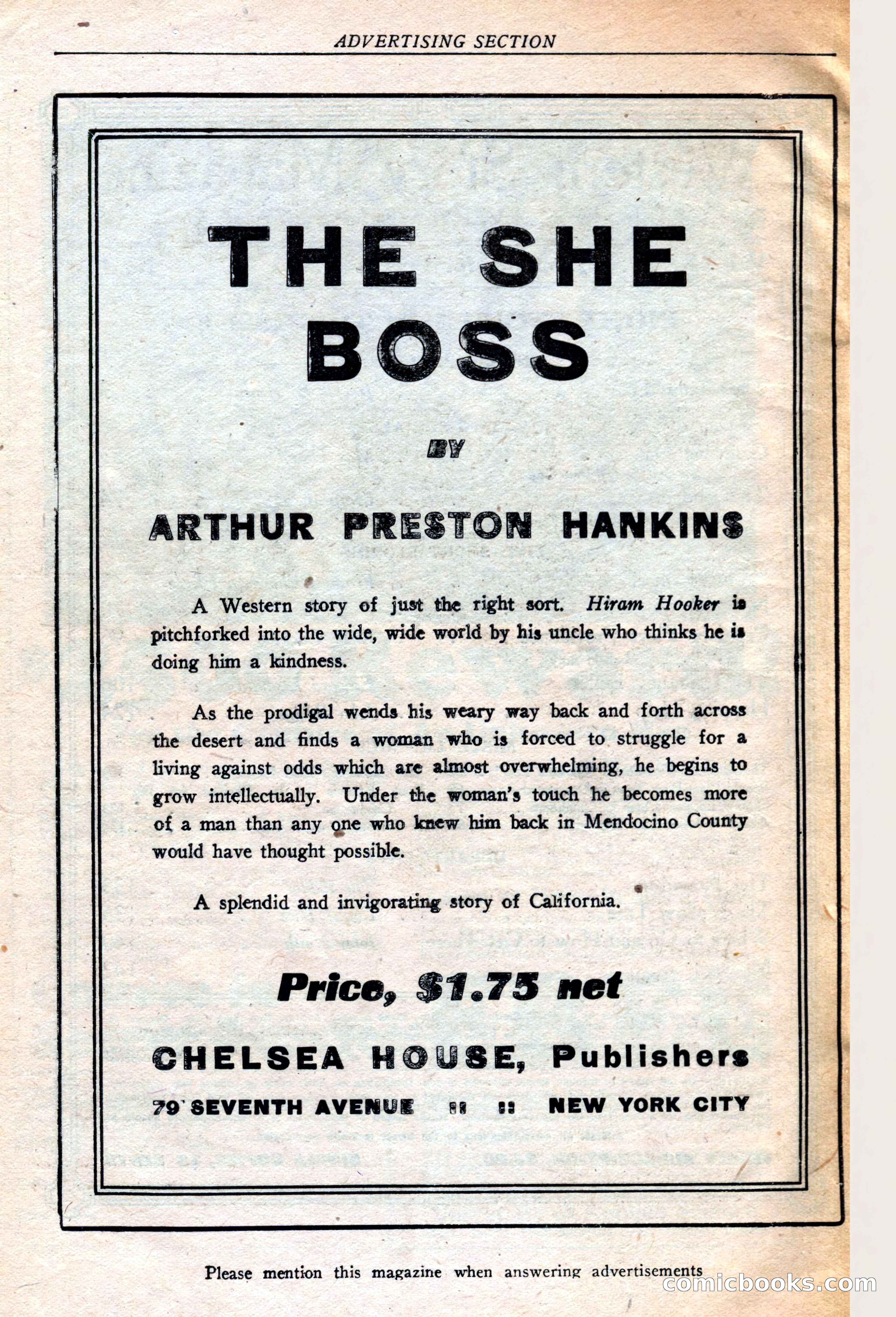 Western Story Magazine, July 14, 1923 — page 4 of 149