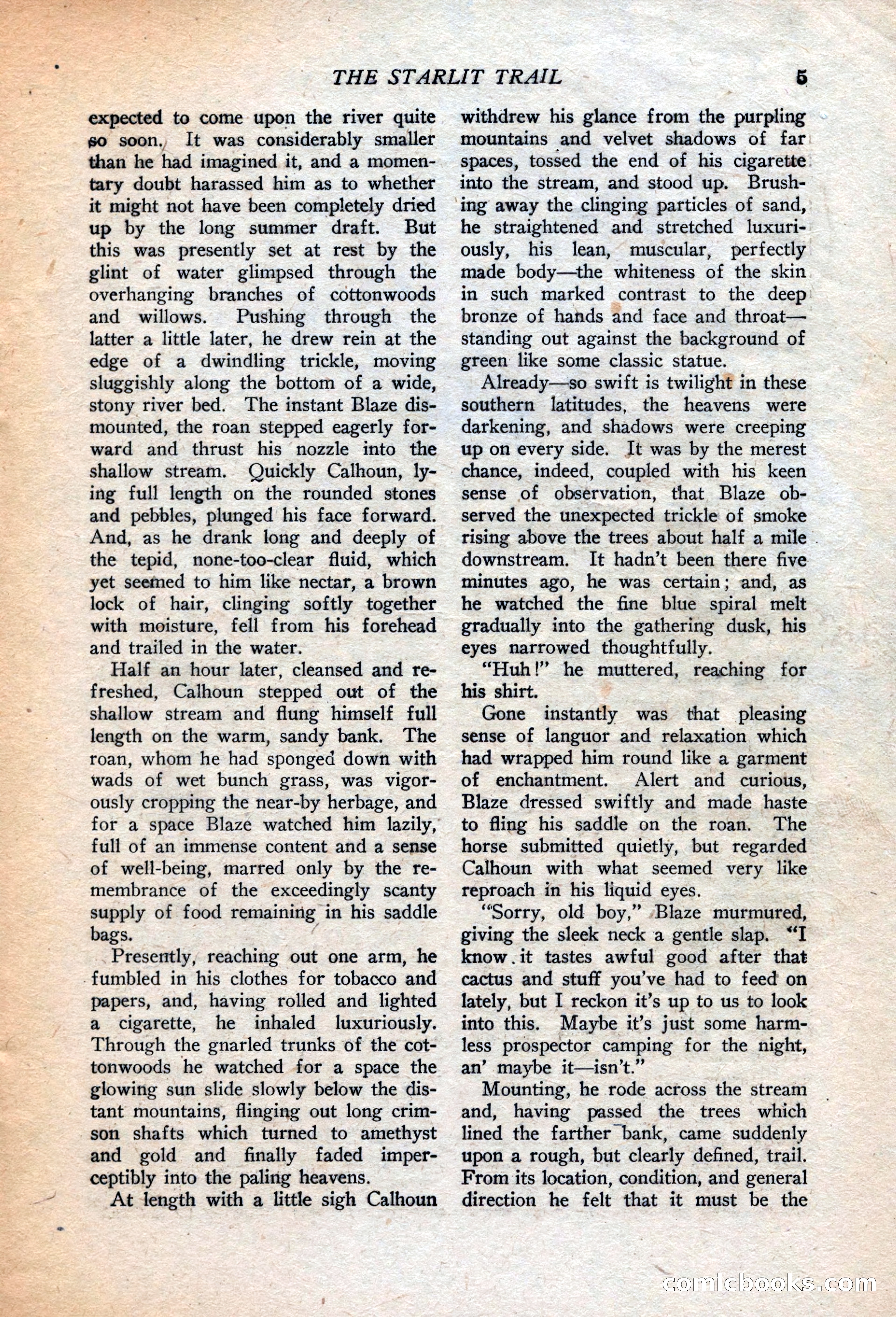 Western Story Magazine, July 14, 1923 — page 7 of 149