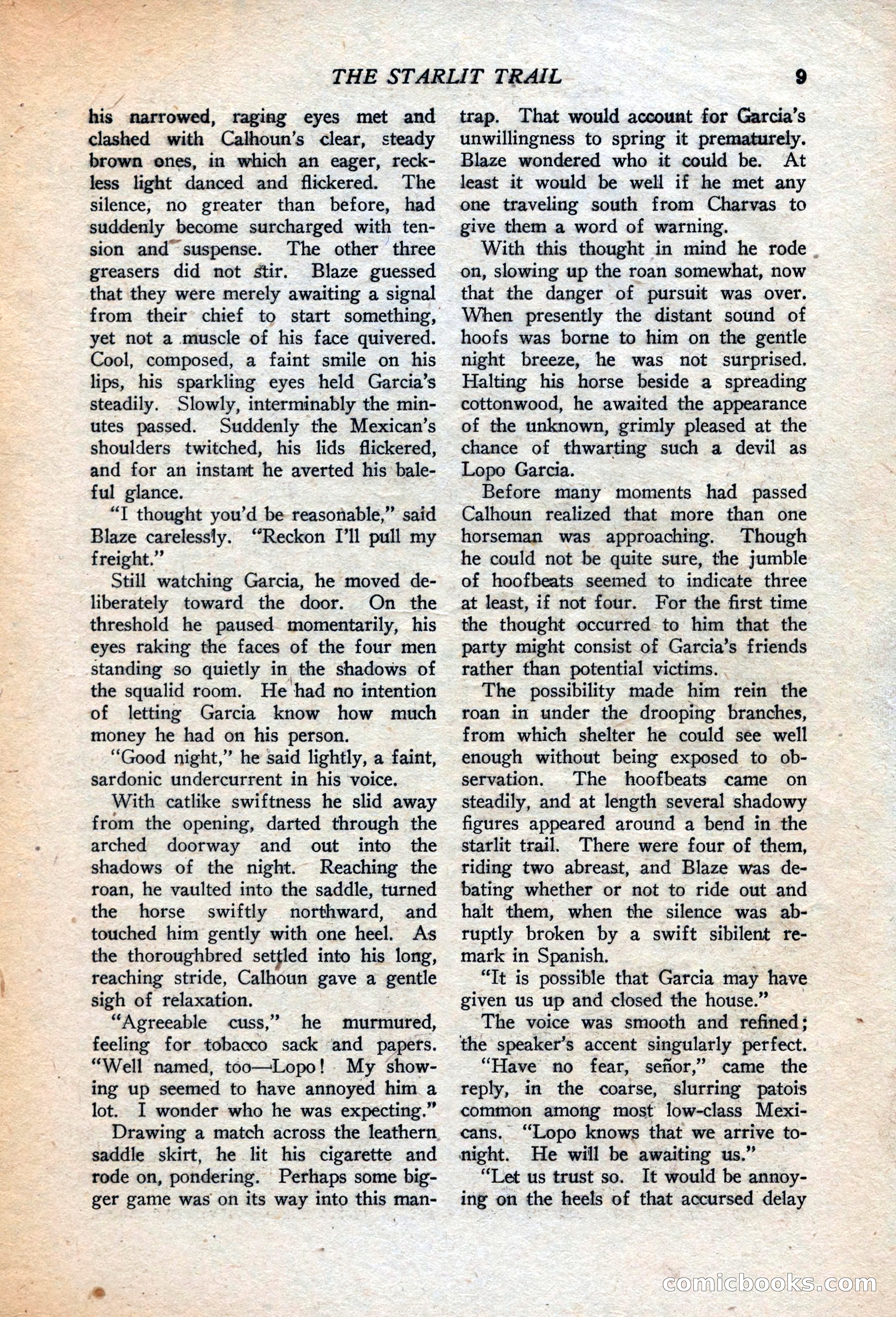 Western Story Magazine, July 14, 1923 — page 11 of 149