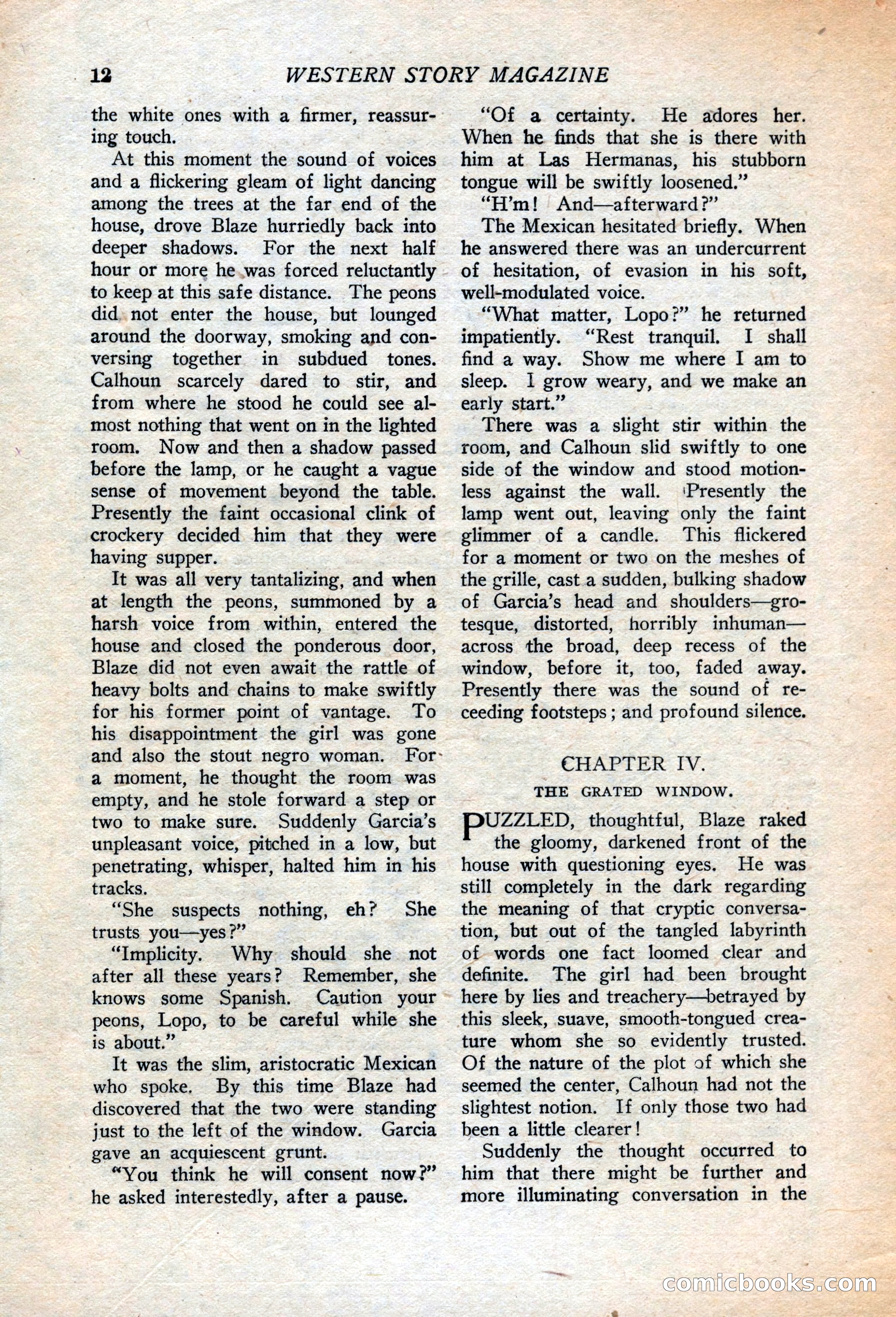 Western Story Magazine, July 14, 1923 — page 14 of 149