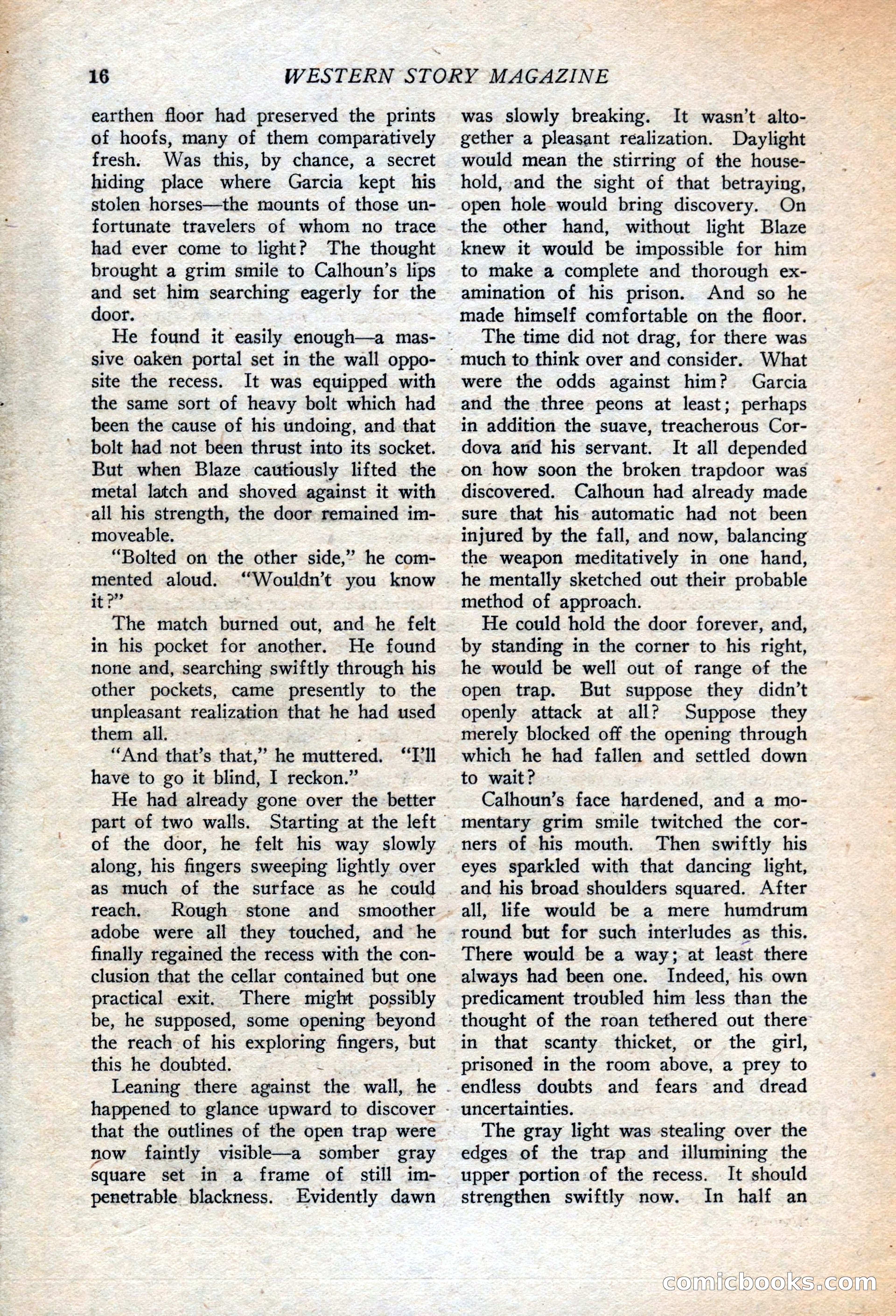 Western Story Magazine, July 14, 1923 — page 18 of 149