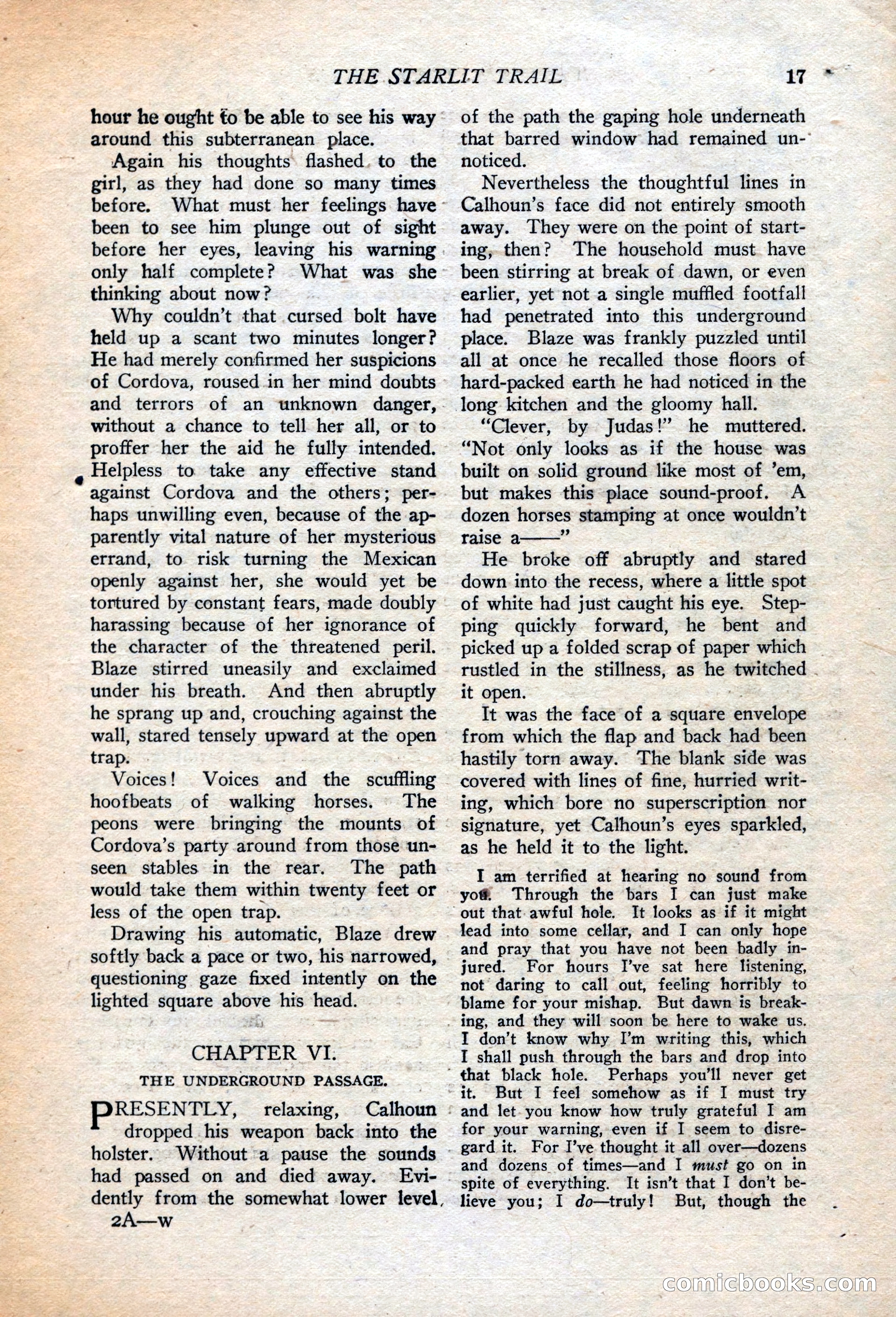 Western Story Magazine, July 14, 1923 — page 19 of 149