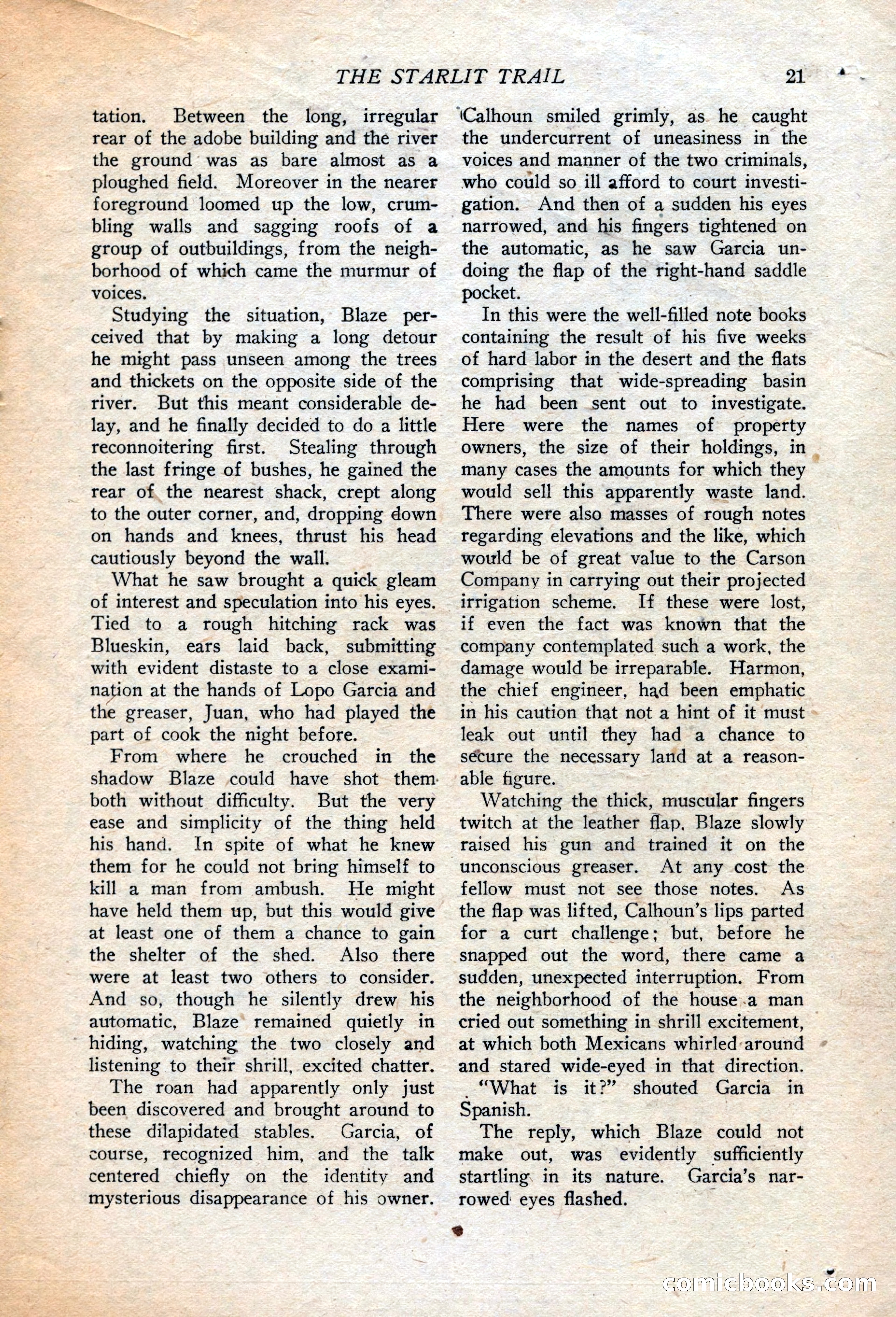Western Story Magazine, July 14, 1923 — page 23 of 149