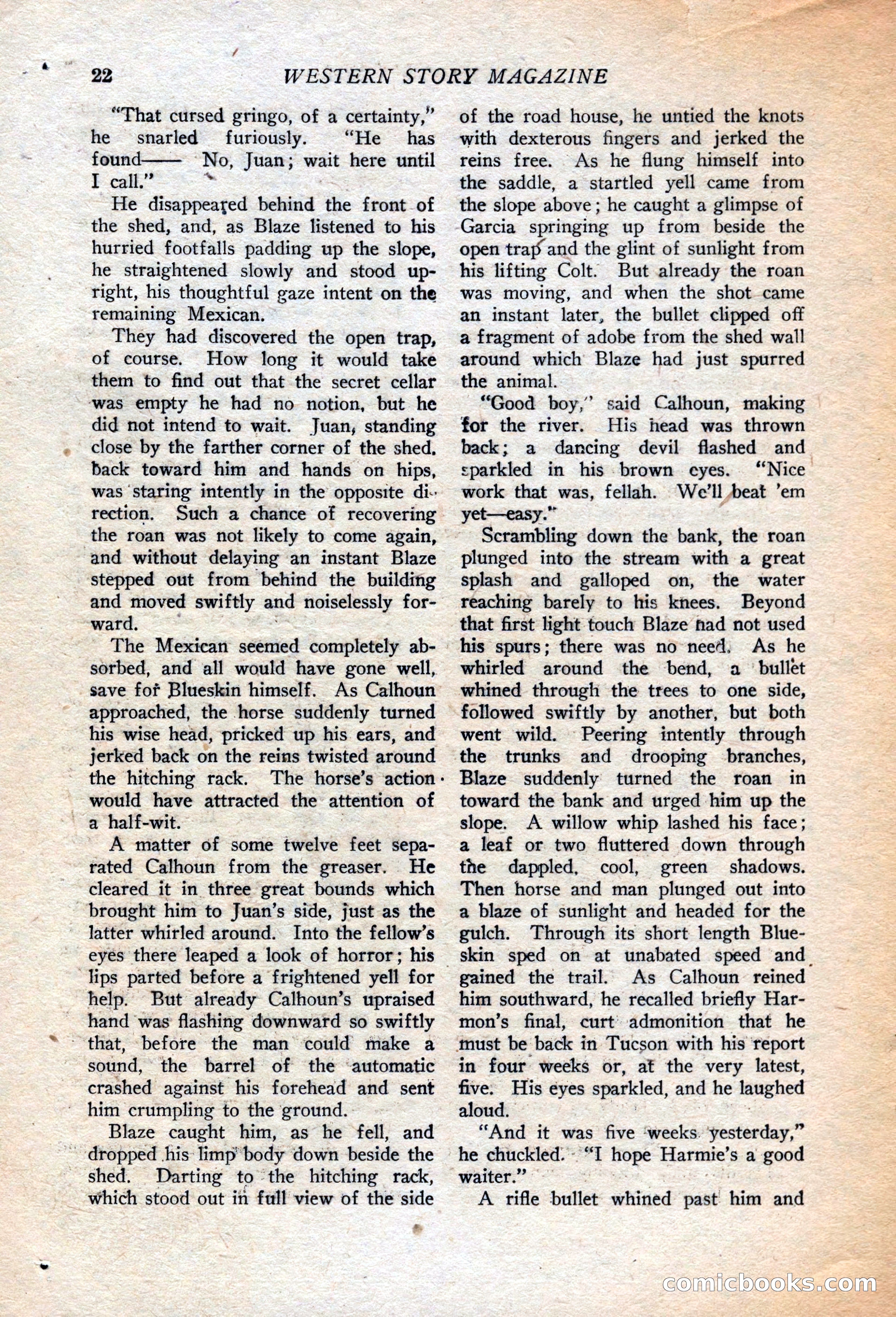 Western Story Magazine, July 14, 1923 — page 24 of 149