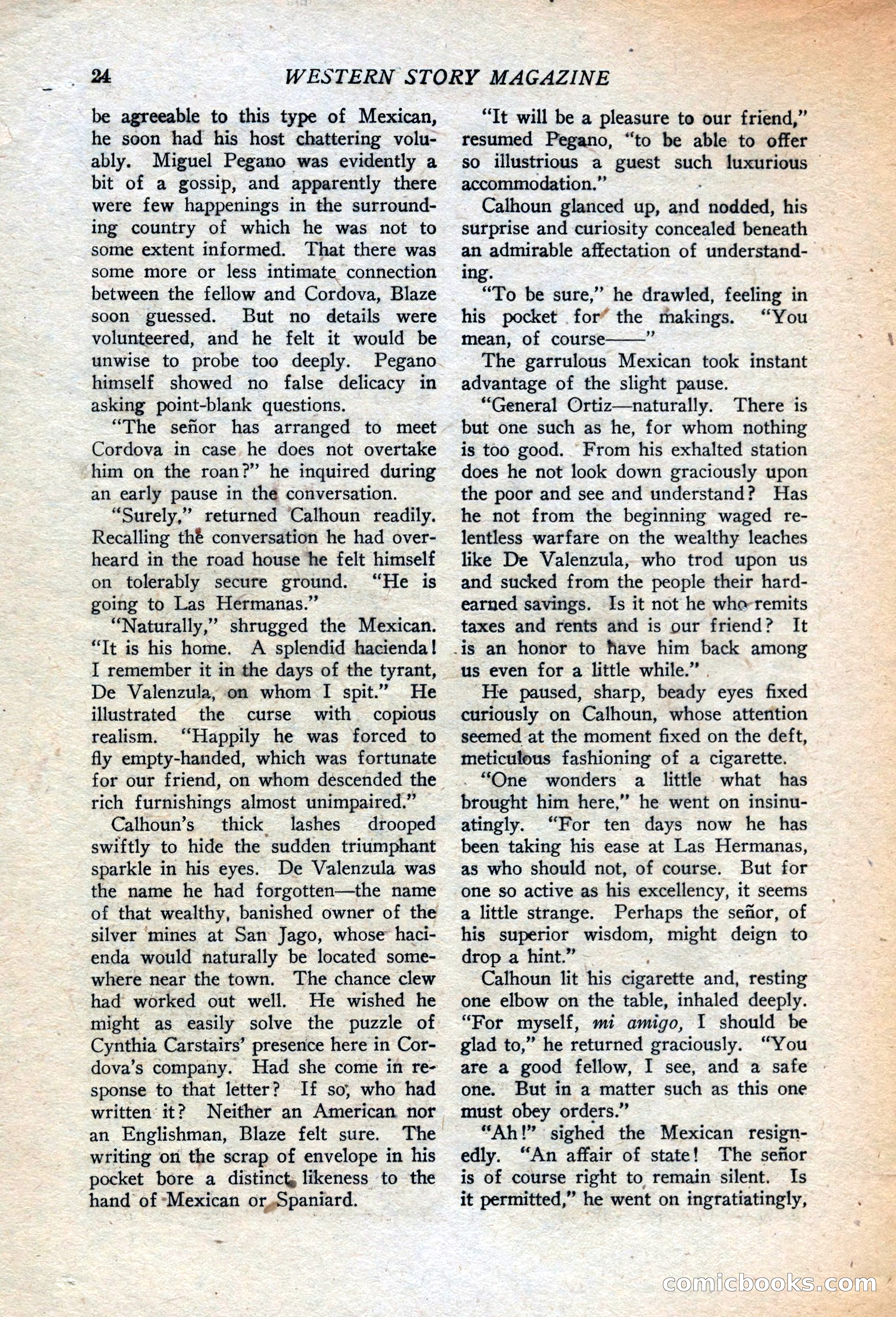 Western Story Magazine, July 14, 1923 — page 26 of 149