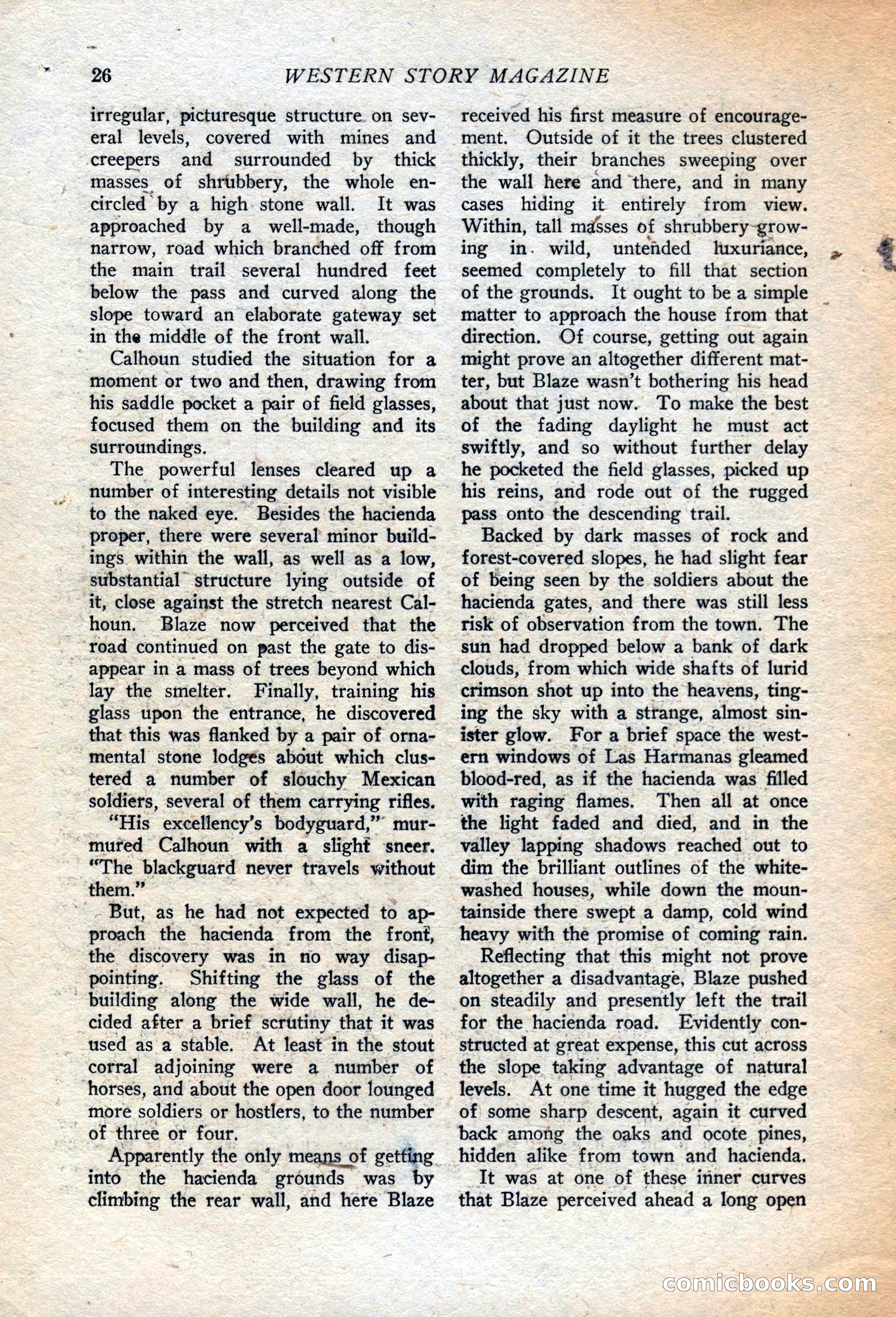 Western Story Magazine, July 14, 1923 — page 28 of 149