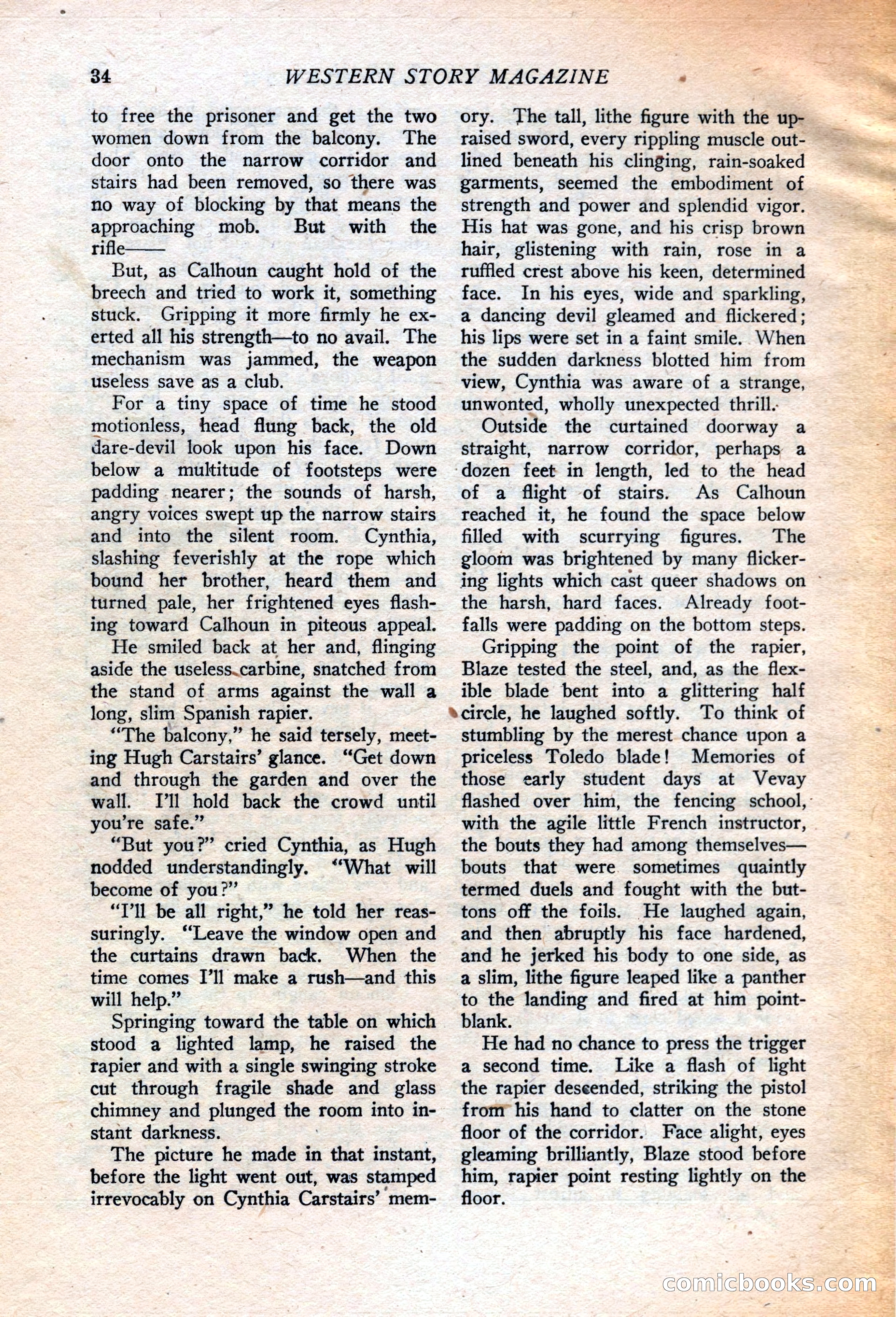 Western Story Magazine, July 14, 1923 — page 36 of 149