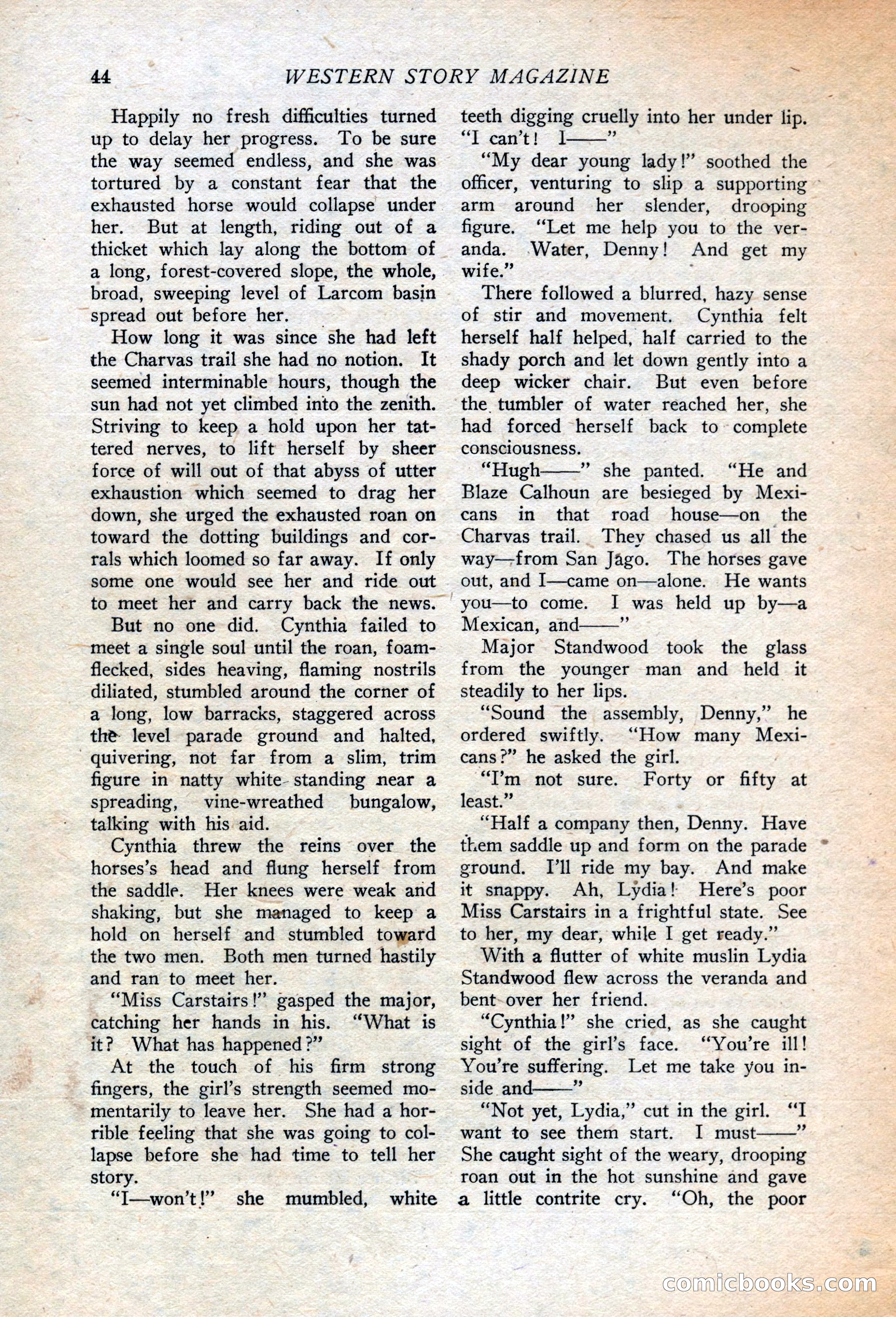 Western Story Magazine, July 14, 1923 — page 46 of 149