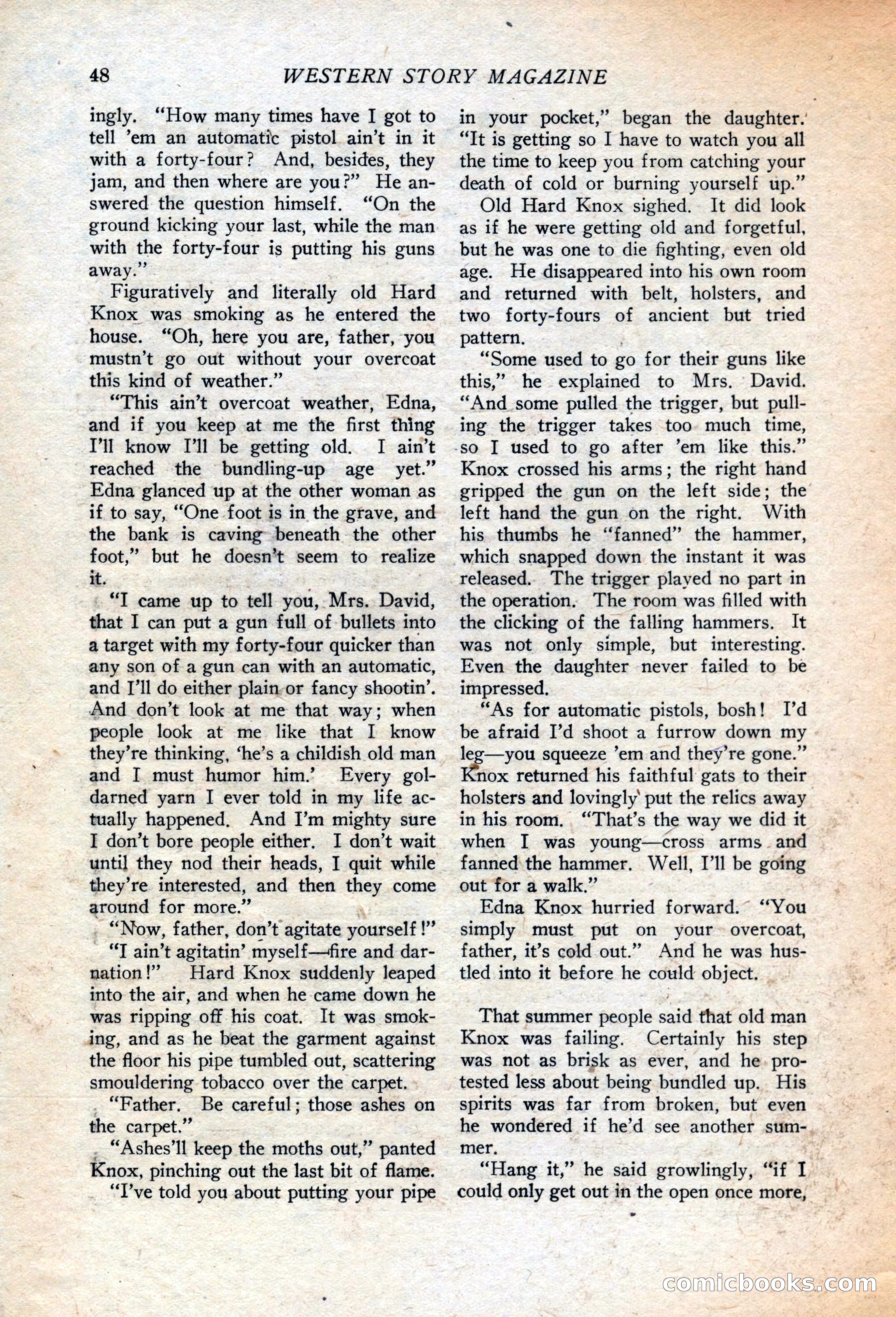 Western Story Magazine, July 14, 1923 — page 50 of 149