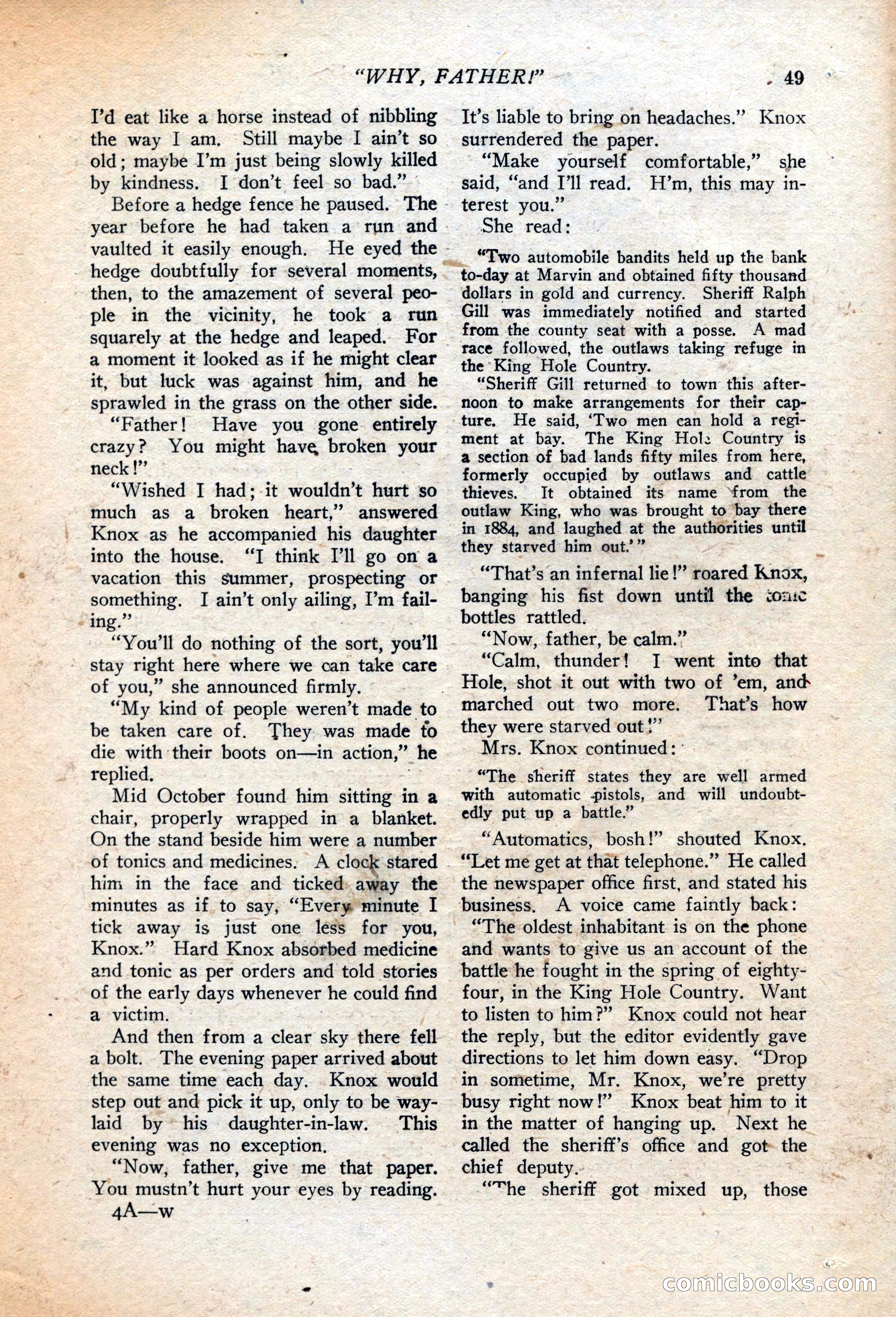 Western Story Magazine, July 14, 1923 — page 51 of 149