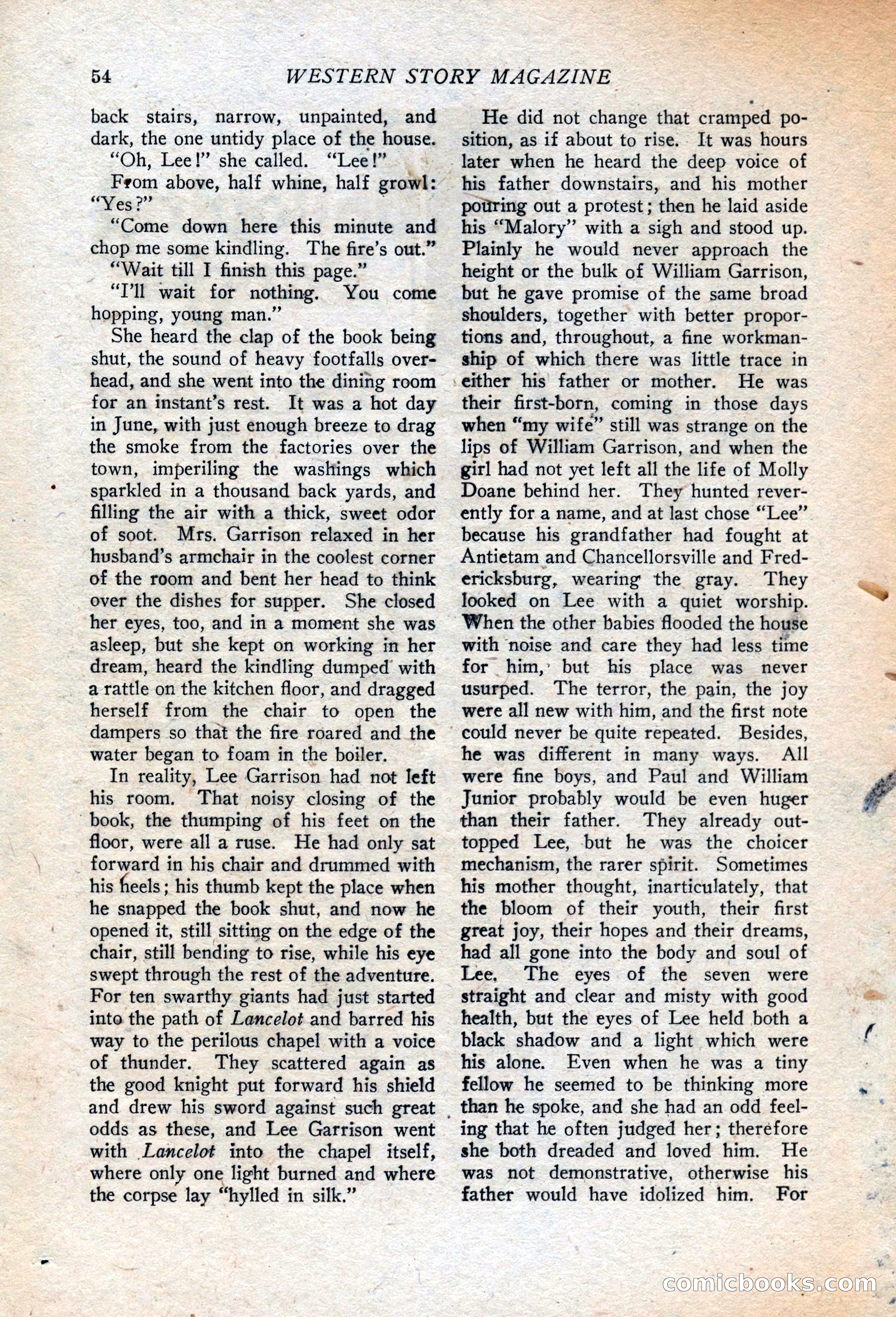 Western Story Magazine, July 14, 1923 — page 56 of 149