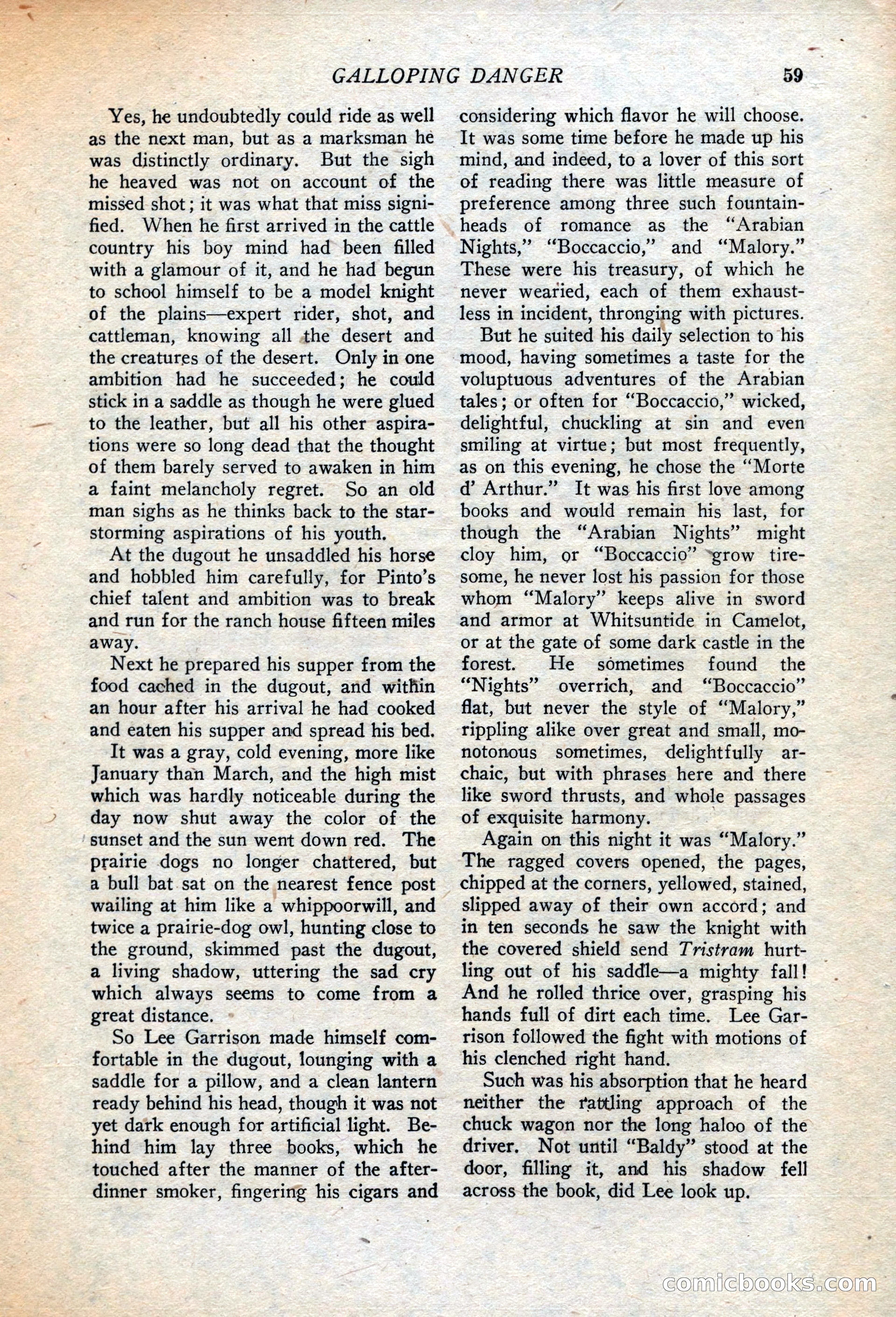 Western Story Magazine, July 14, 1923 — page 61 of 149