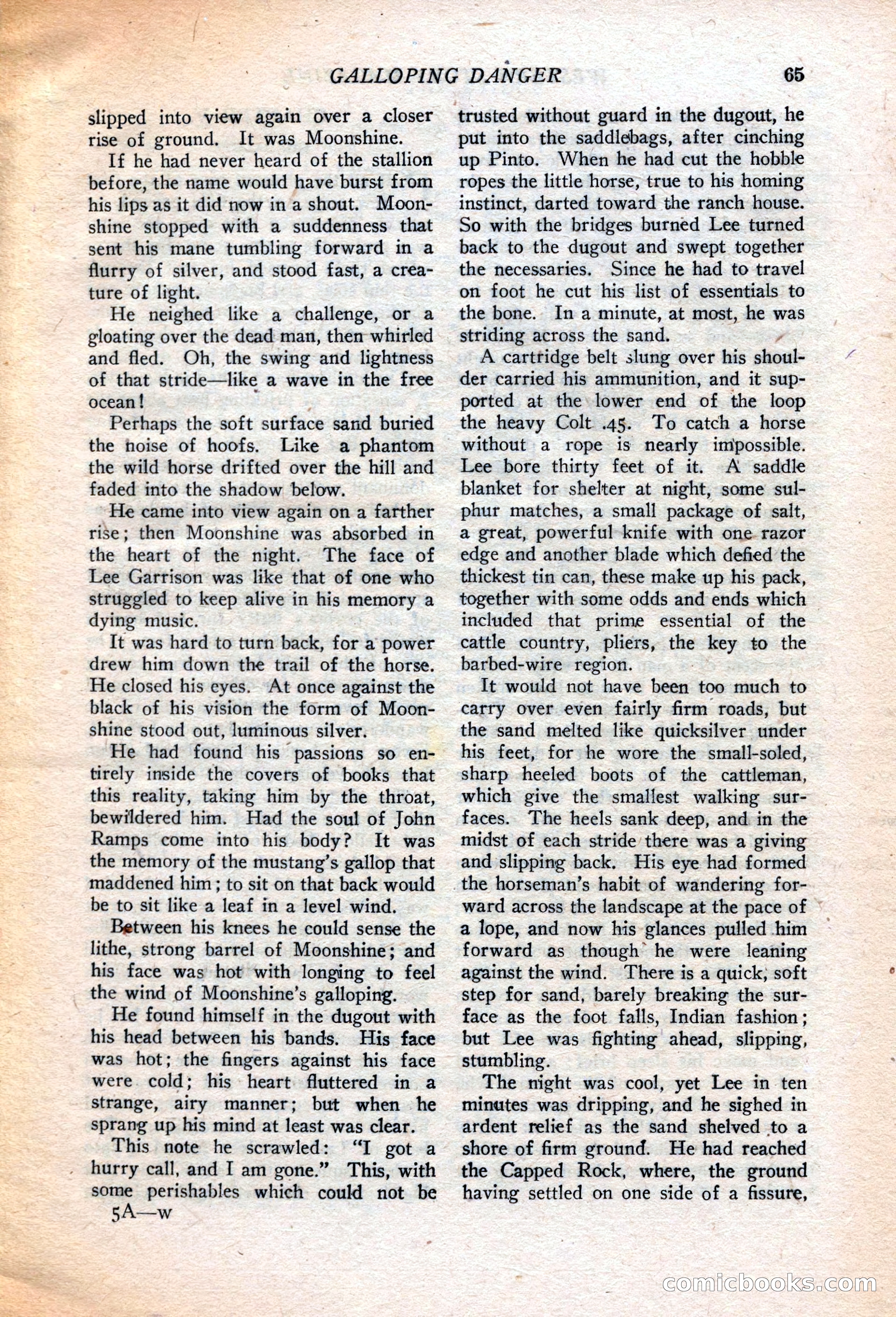 Western Story Magazine, July 14, 1923 — page 67 of 149