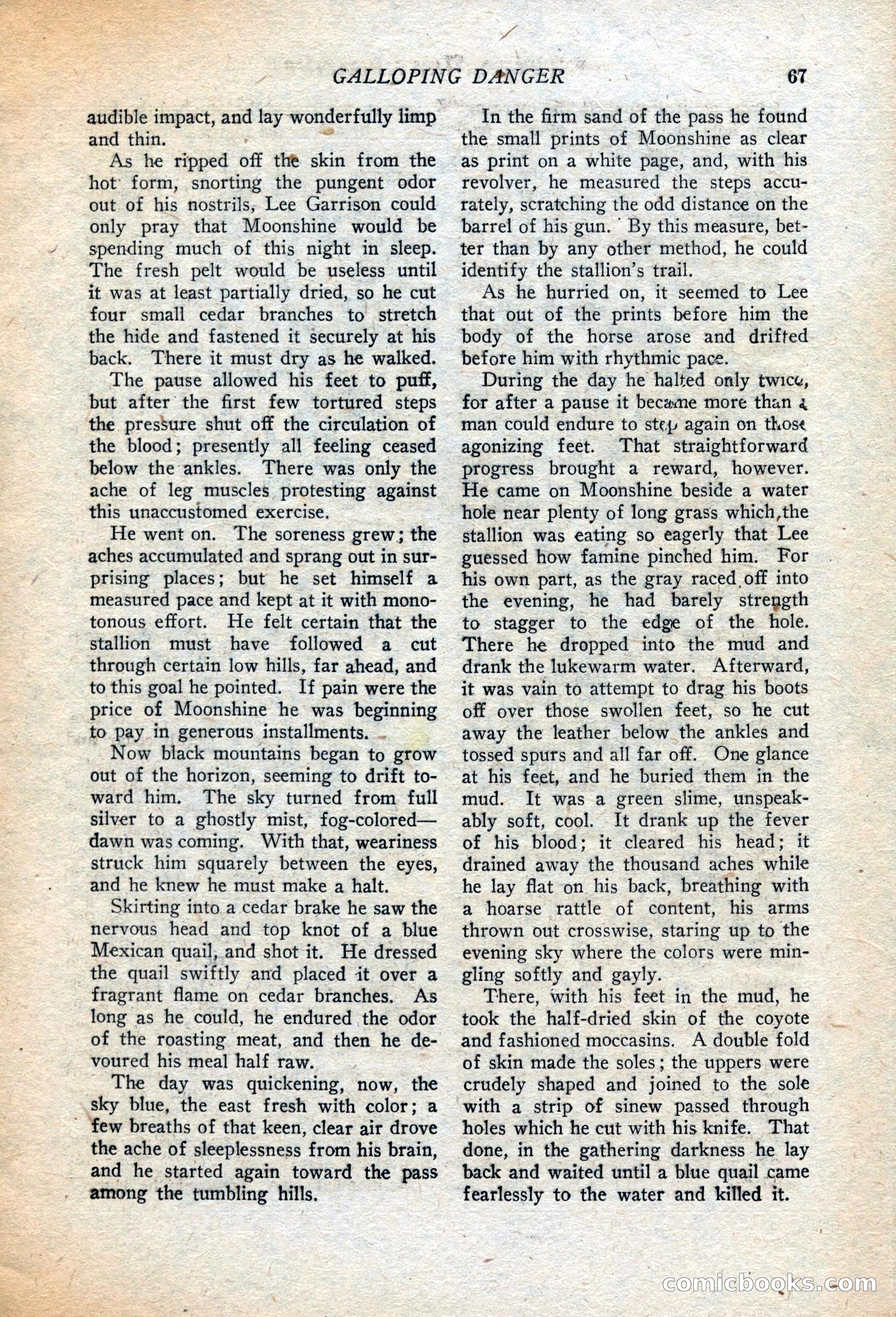 Western Story Magazine, July 14, 1923 — page 69 of 149