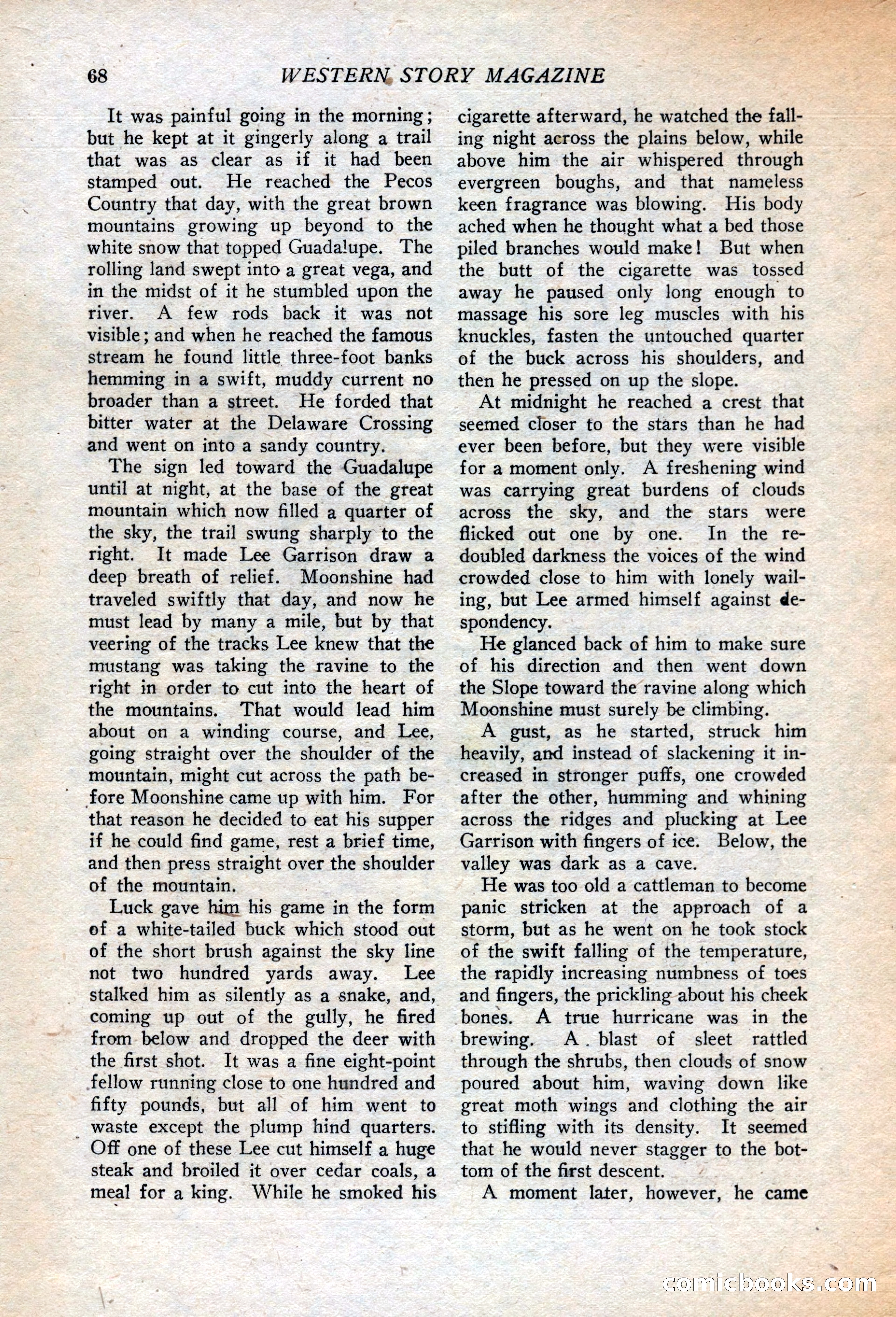 Western Story Magazine, July 14, 1923 — page 70 of 149