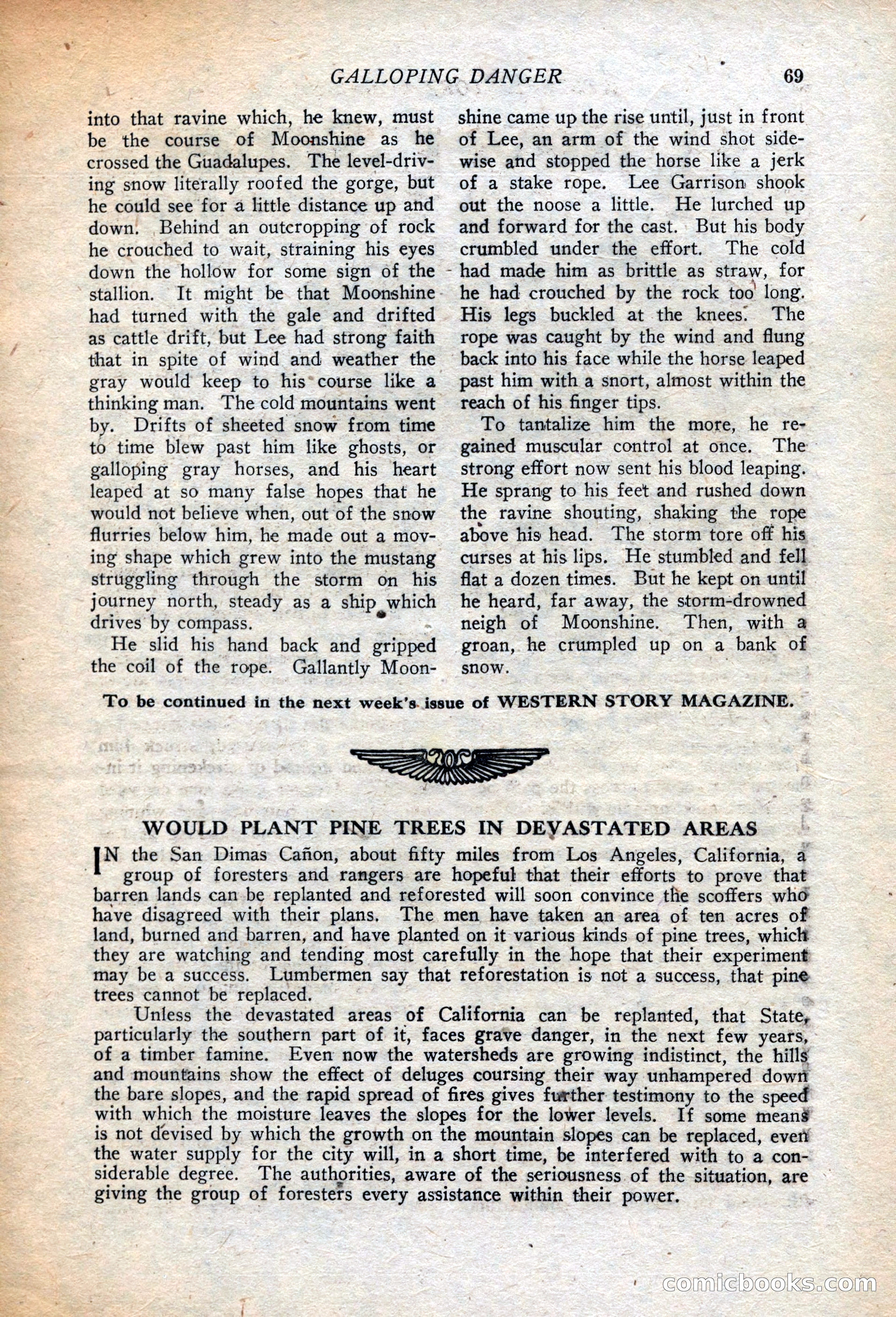 Western Story Magazine, July 14, 1923 — page 71 of 149