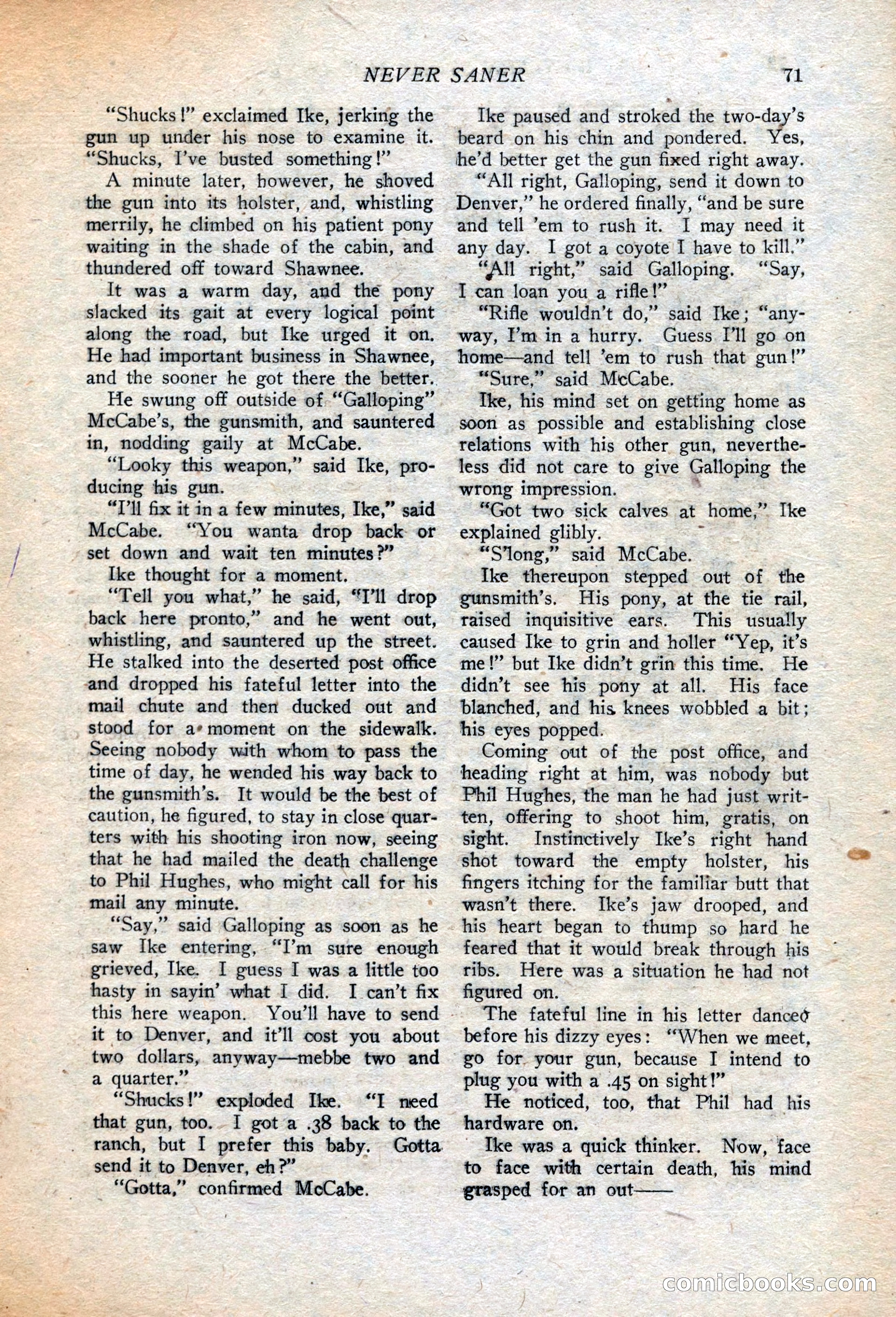 Western Story Magazine, July 14, 1923 — page 73 of 149