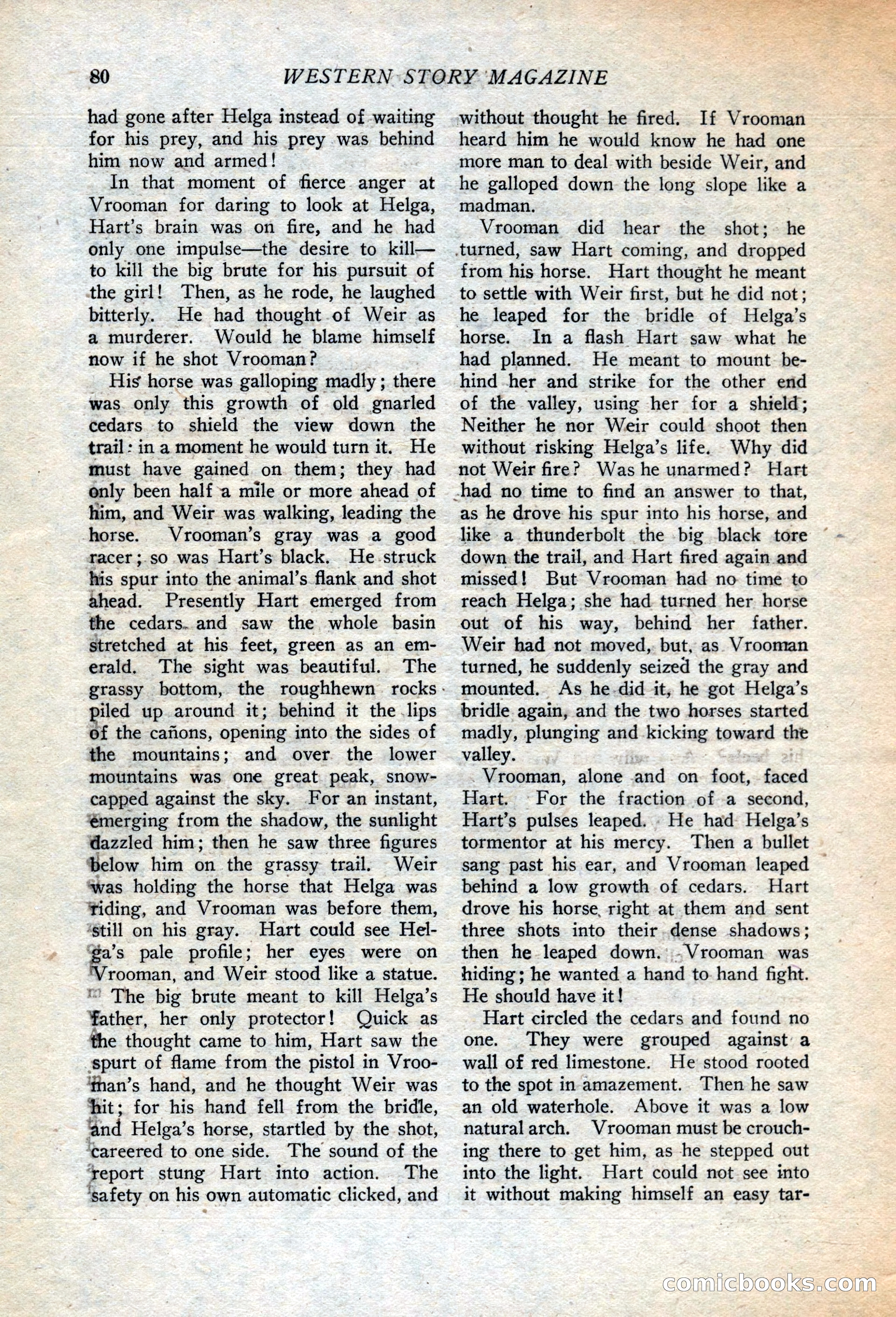 Western Story Magazine, July 14, 1923 — page 82 of 149