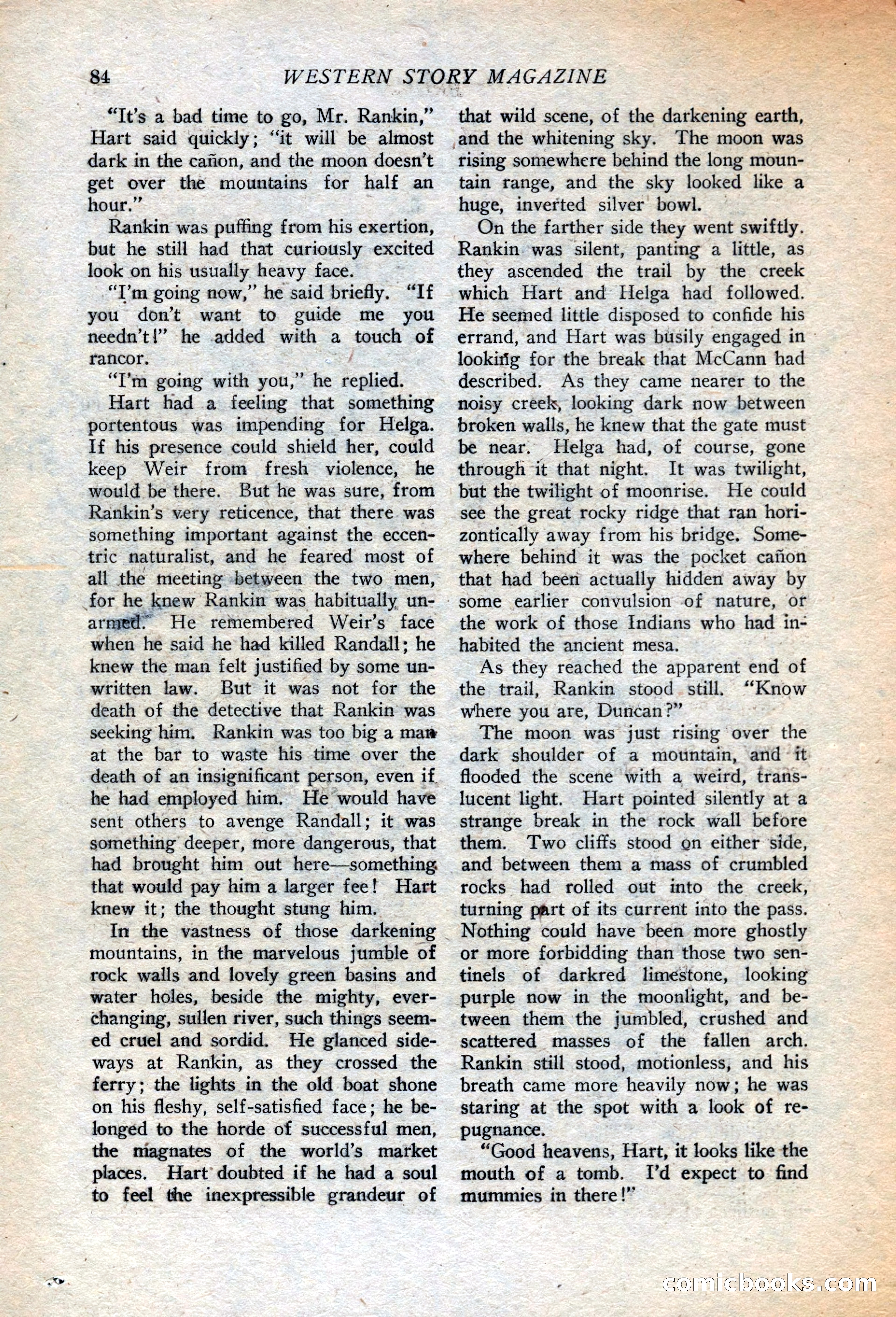 Western Story Magazine, July 14, 1923 — page 86 of 149