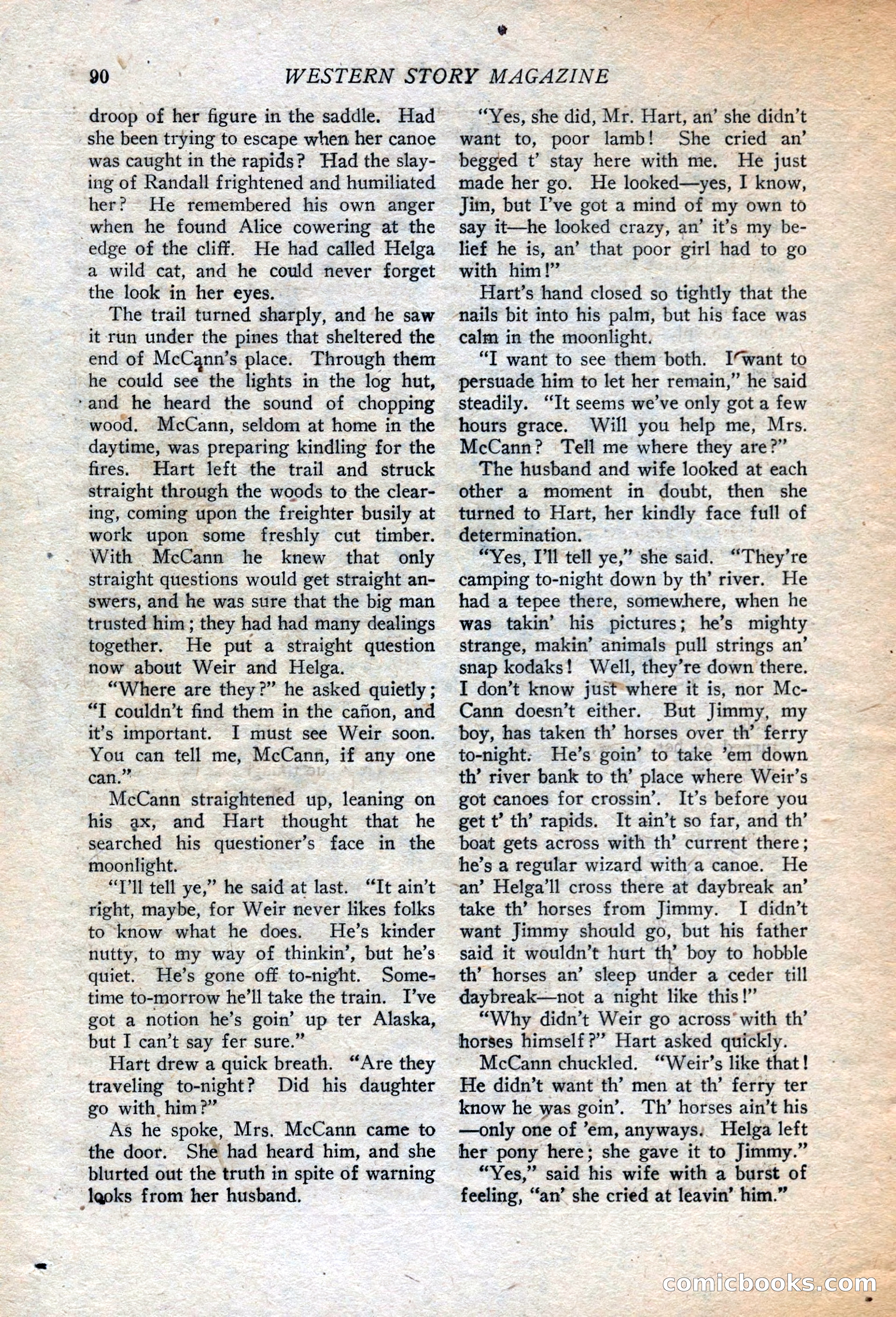 Western Story Magazine, July 14, 1923 — page 92 of 149
