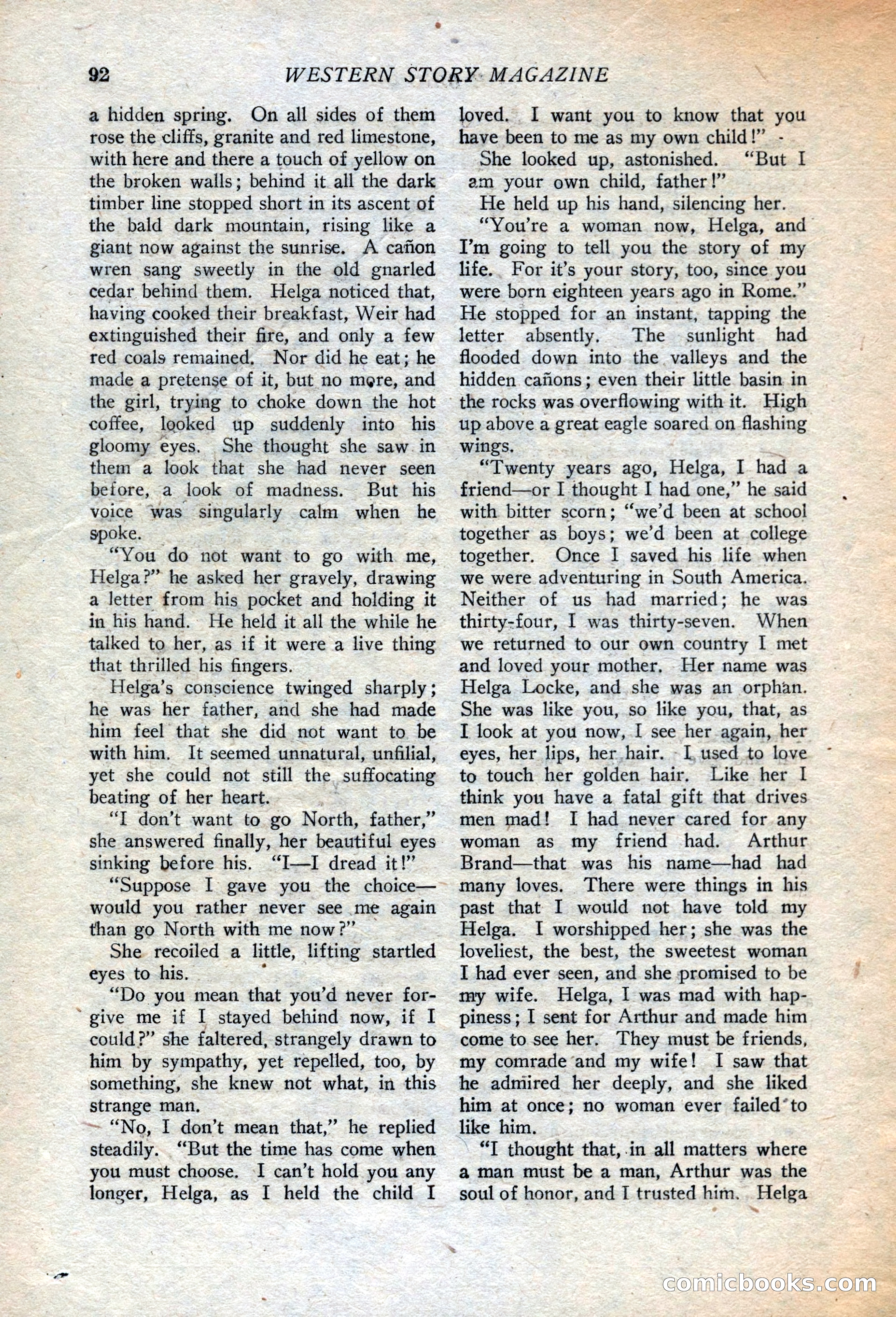 Western Story Magazine, July 14, 1923 — page 94 of 149
