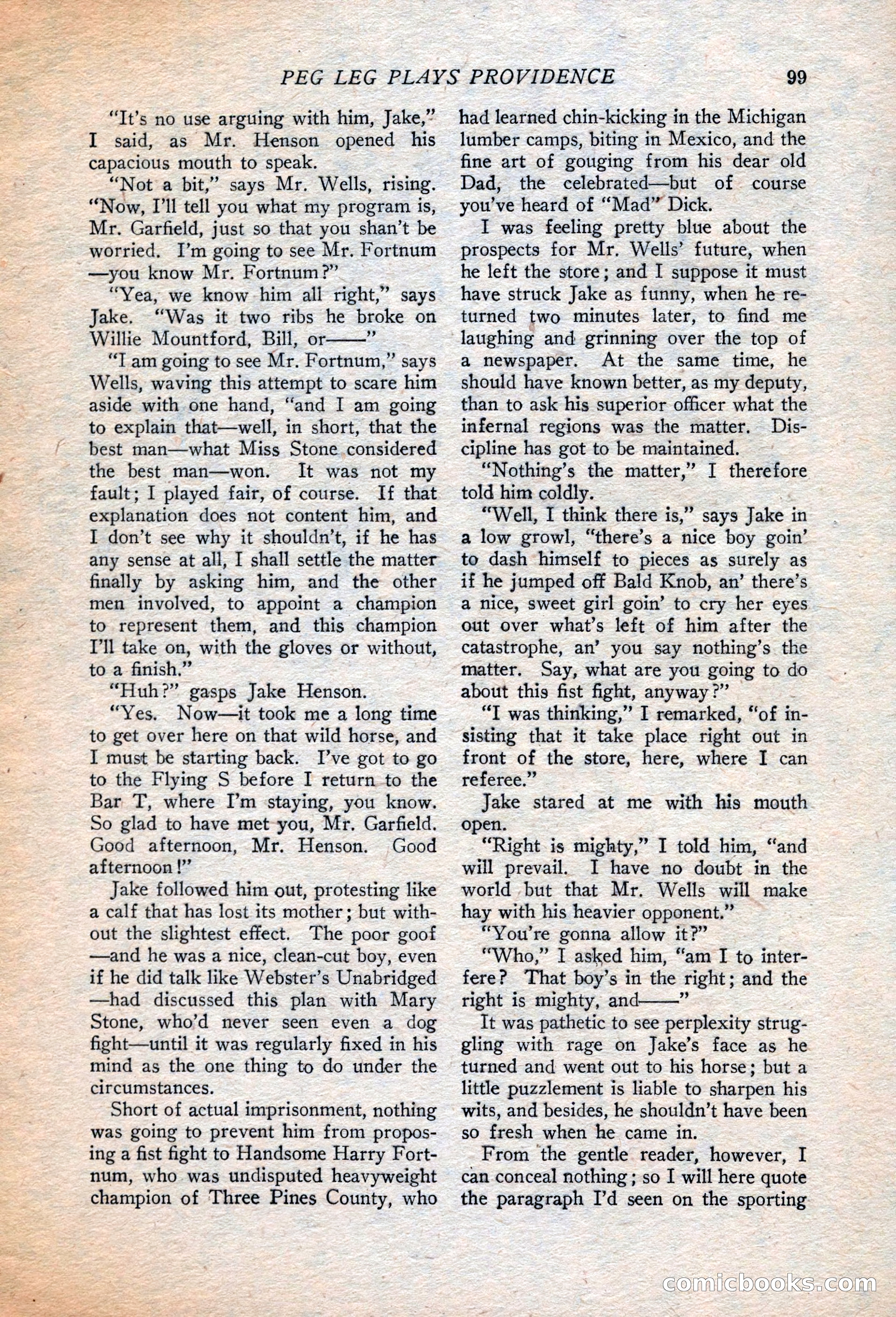 Western Story Magazine, July 14, 1923 — page 101 of 149