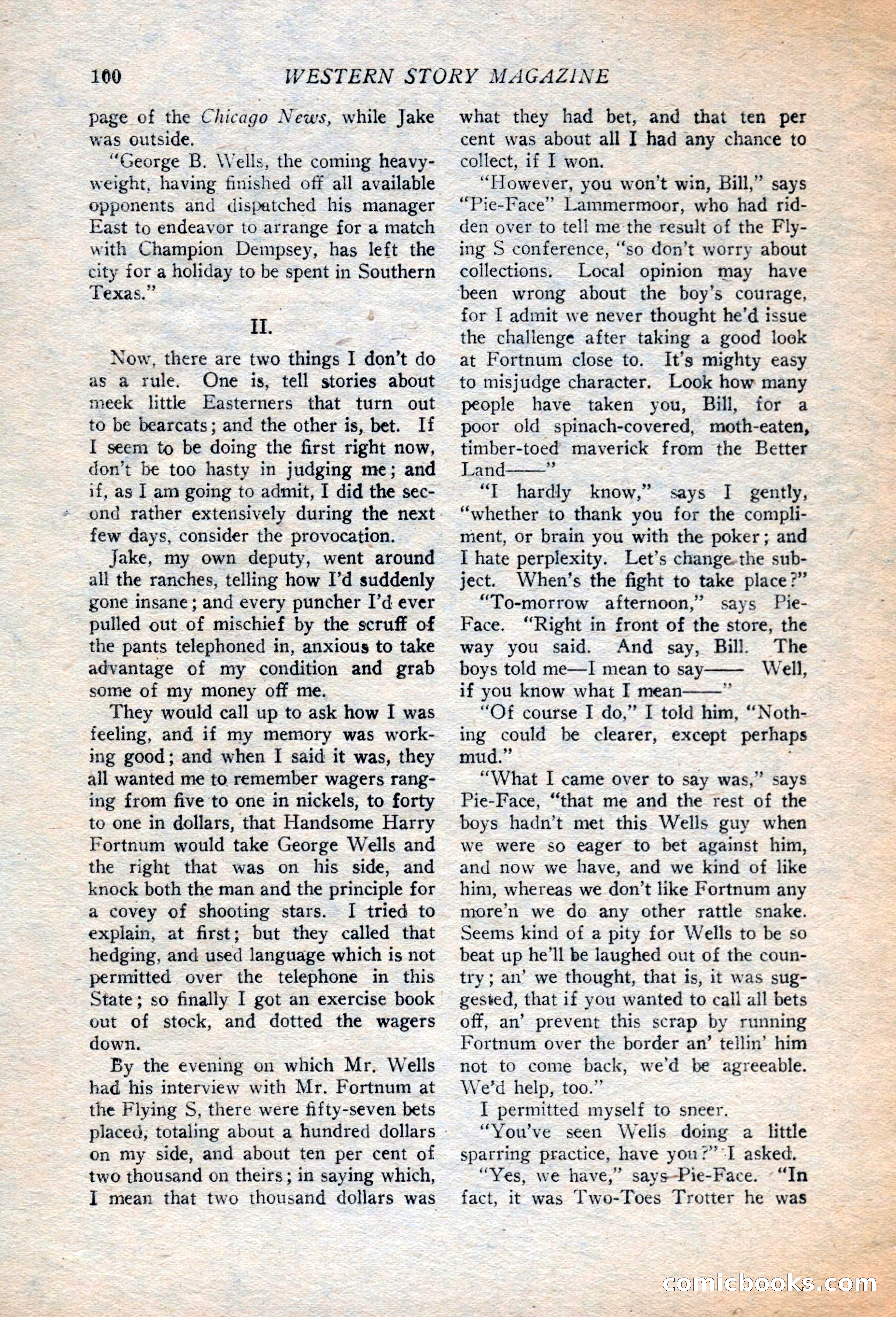 Western Story Magazine, July 14, 1923 — page 102 of 149