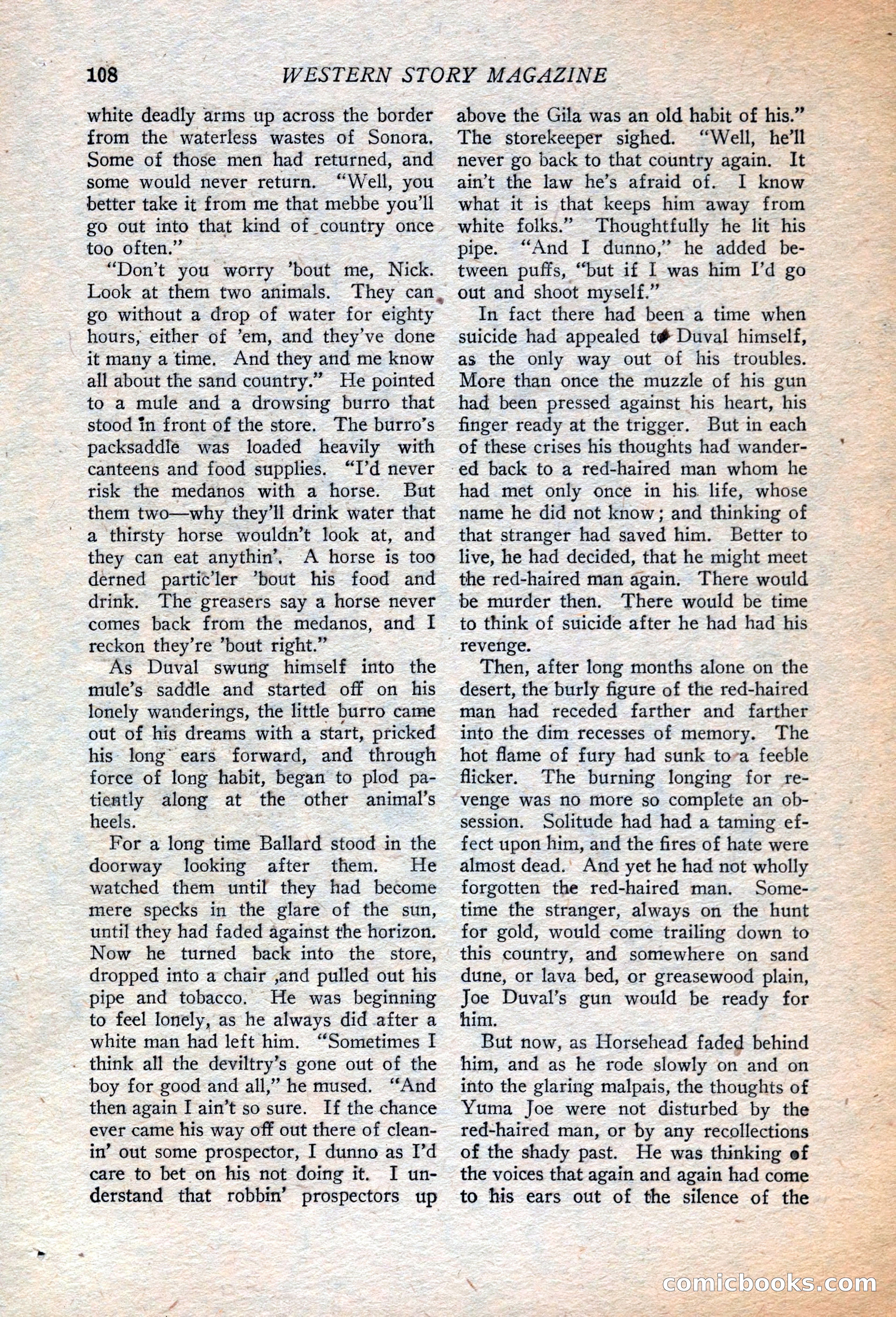 Western Story Magazine, July 14, 1923 — page 110 of 149