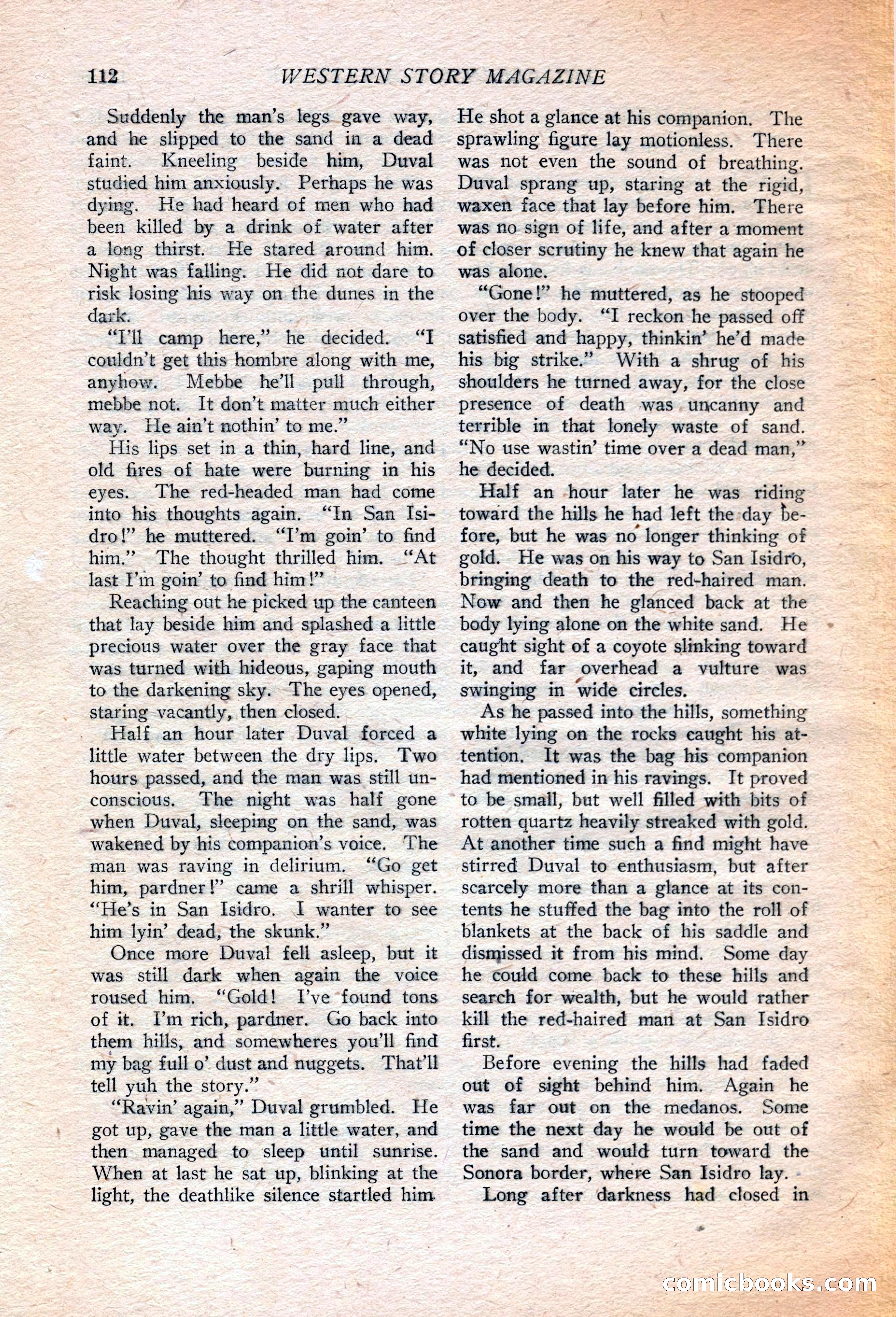 Western Story Magazine, July 14, 1923 — page 114 of 149