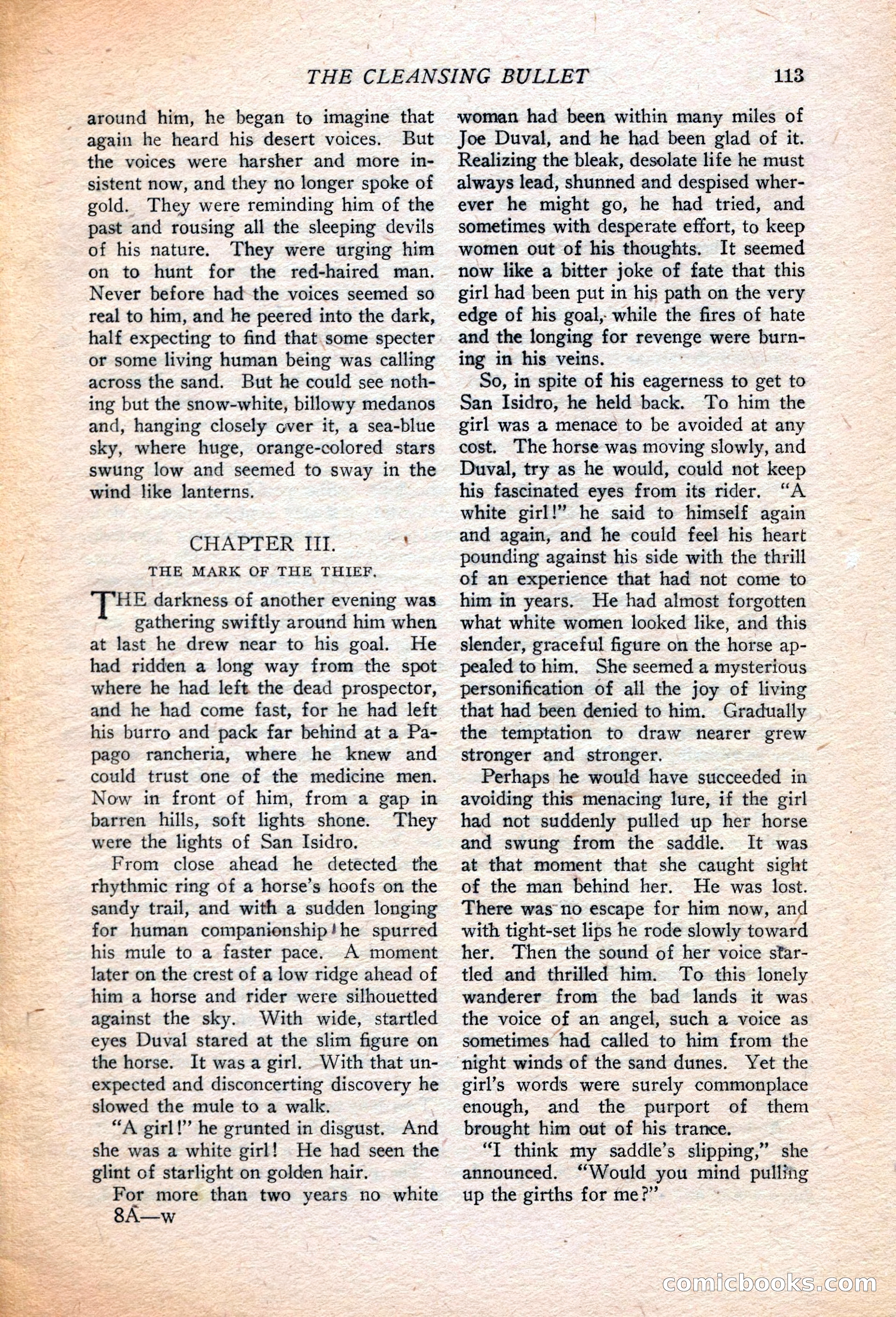 Western Story Magazine, July 14, 1923 — page 115 of 149