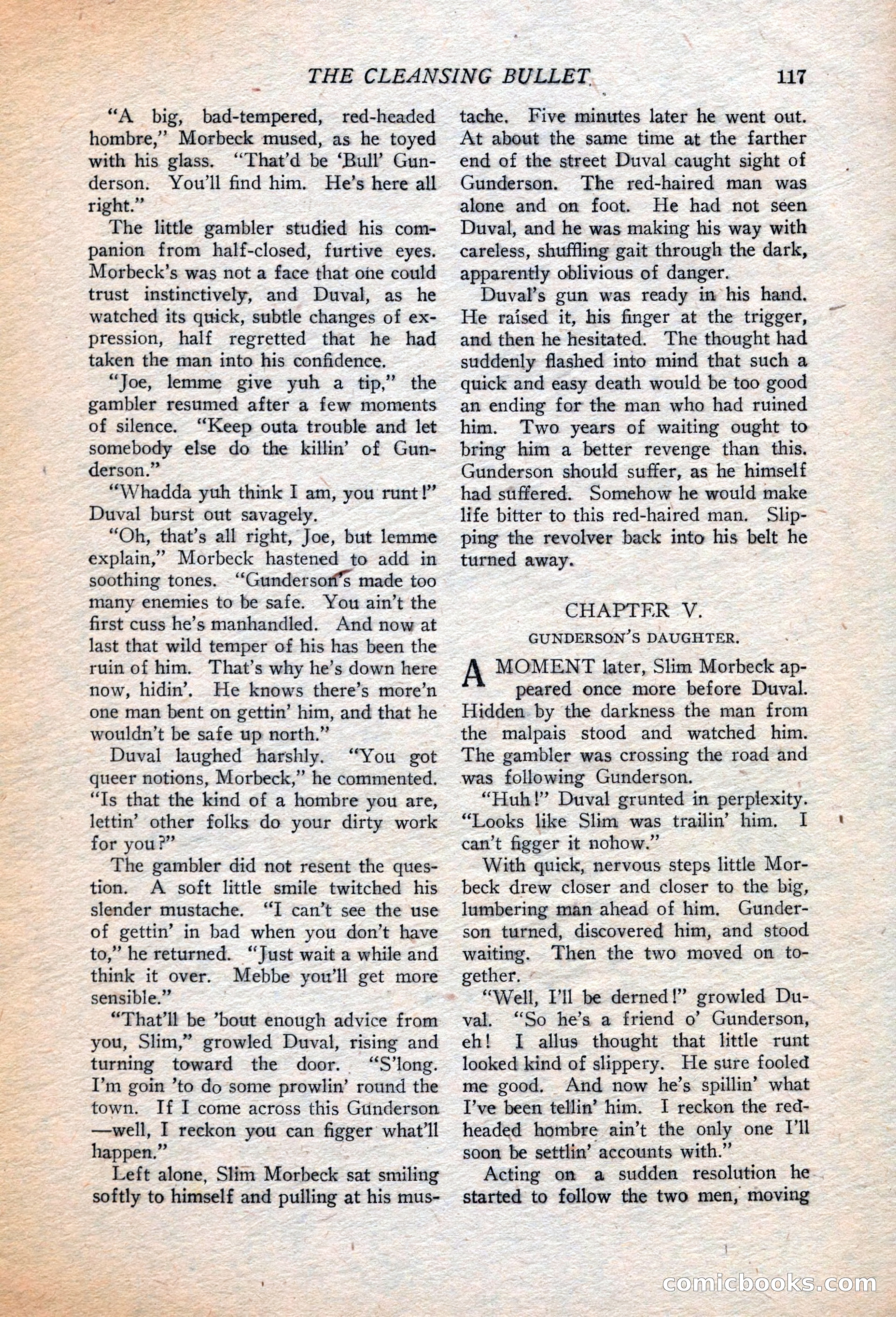Western Story Magazine, July 14, 1923 — page 119 of 149