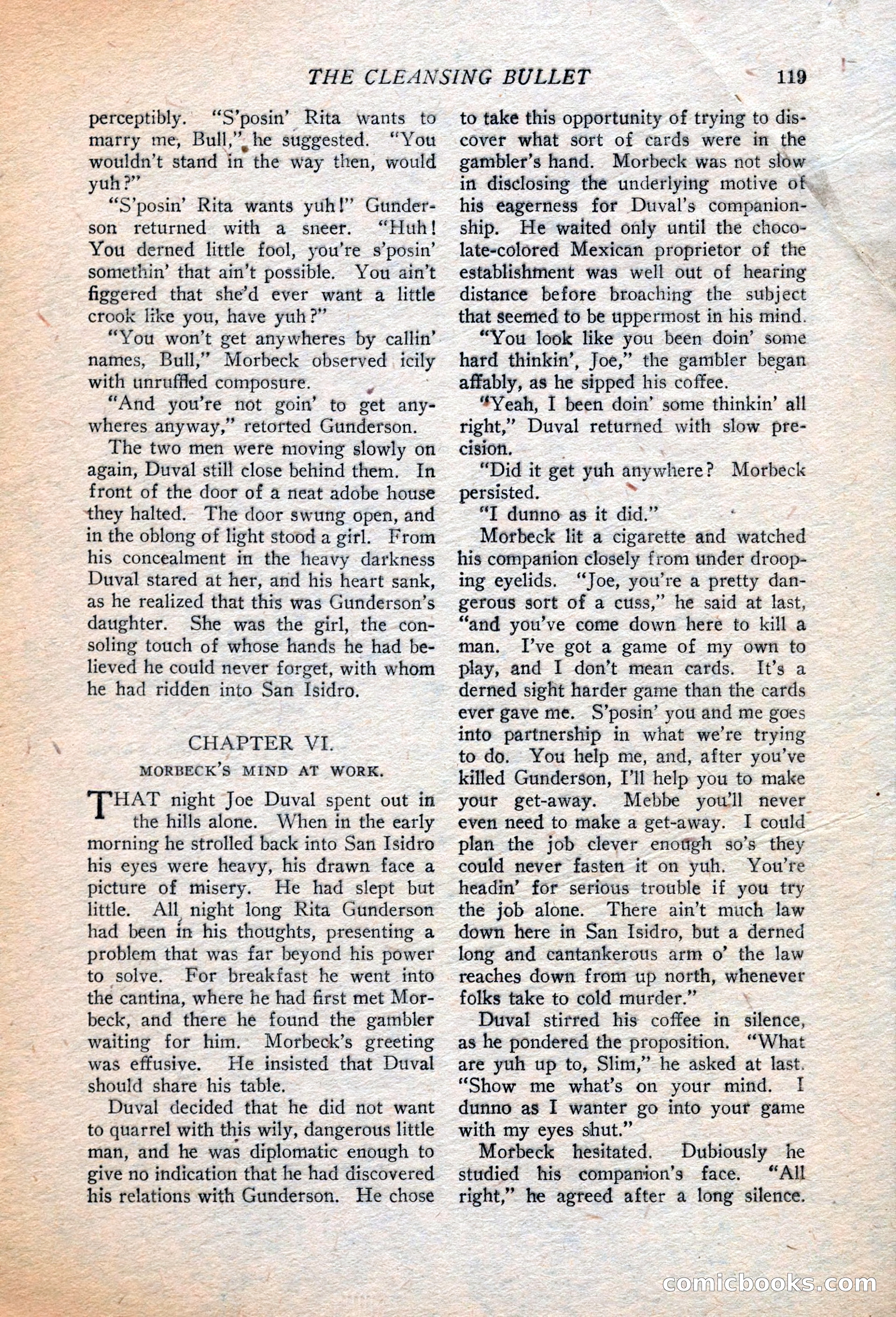 Western Story Magazine, July 14, 1923 — page 121 of 149