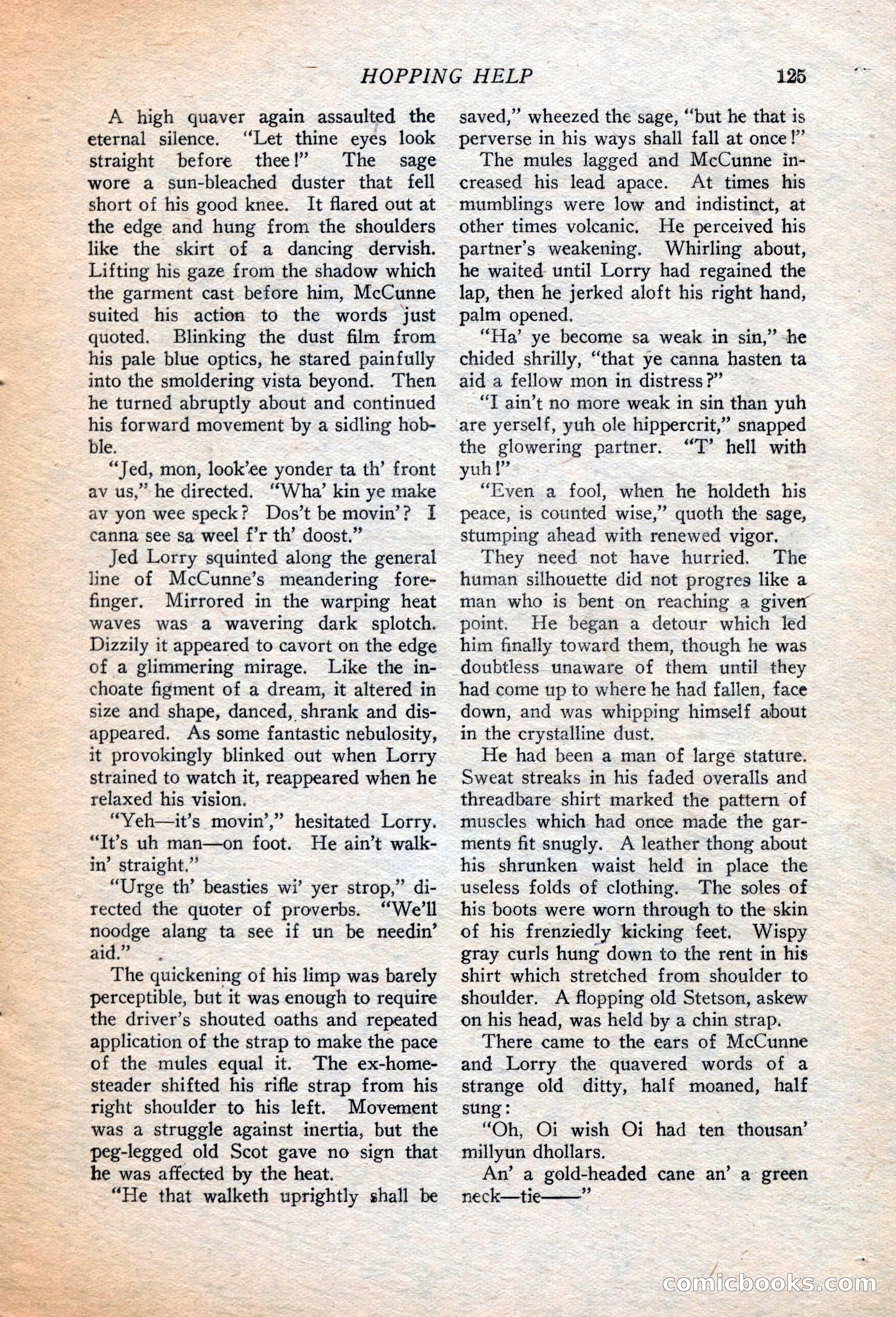 Western Story Magazine, July 14, 1923 — page 127 of 149