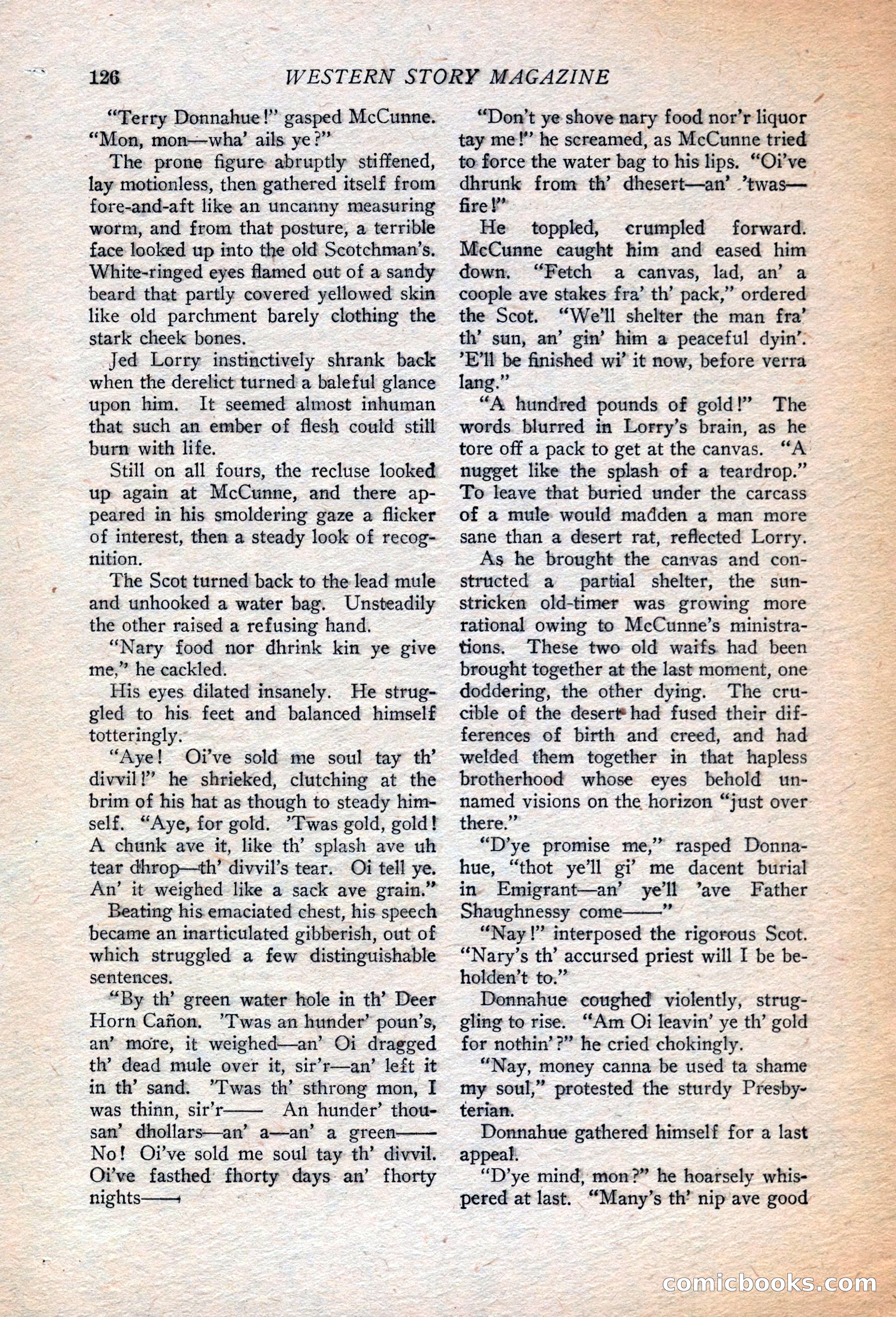 Western Story Magazine, July 14, 1923 — page 128 of 149