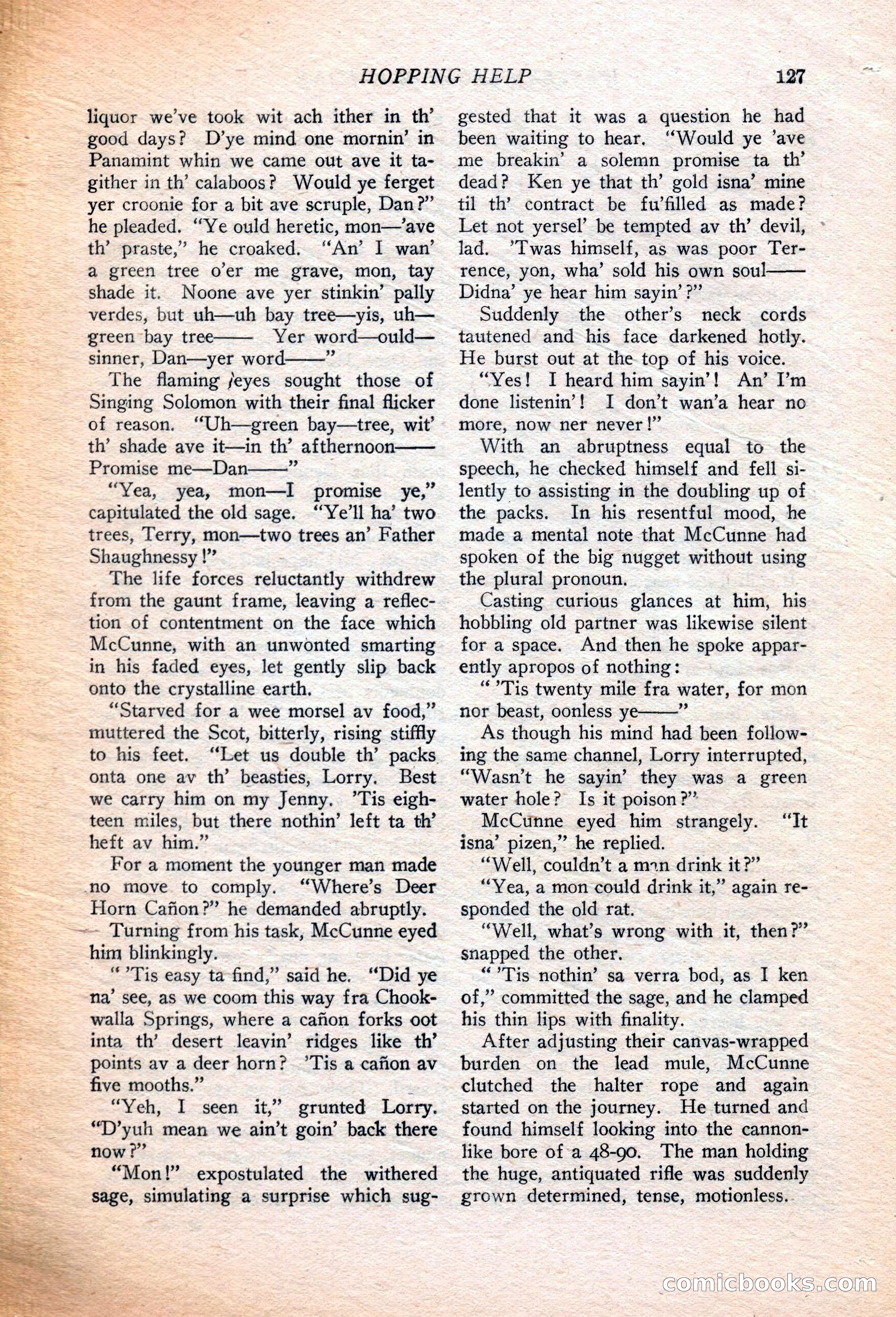Western Story Magazine, July 14, 1923 — page 129 of 149
