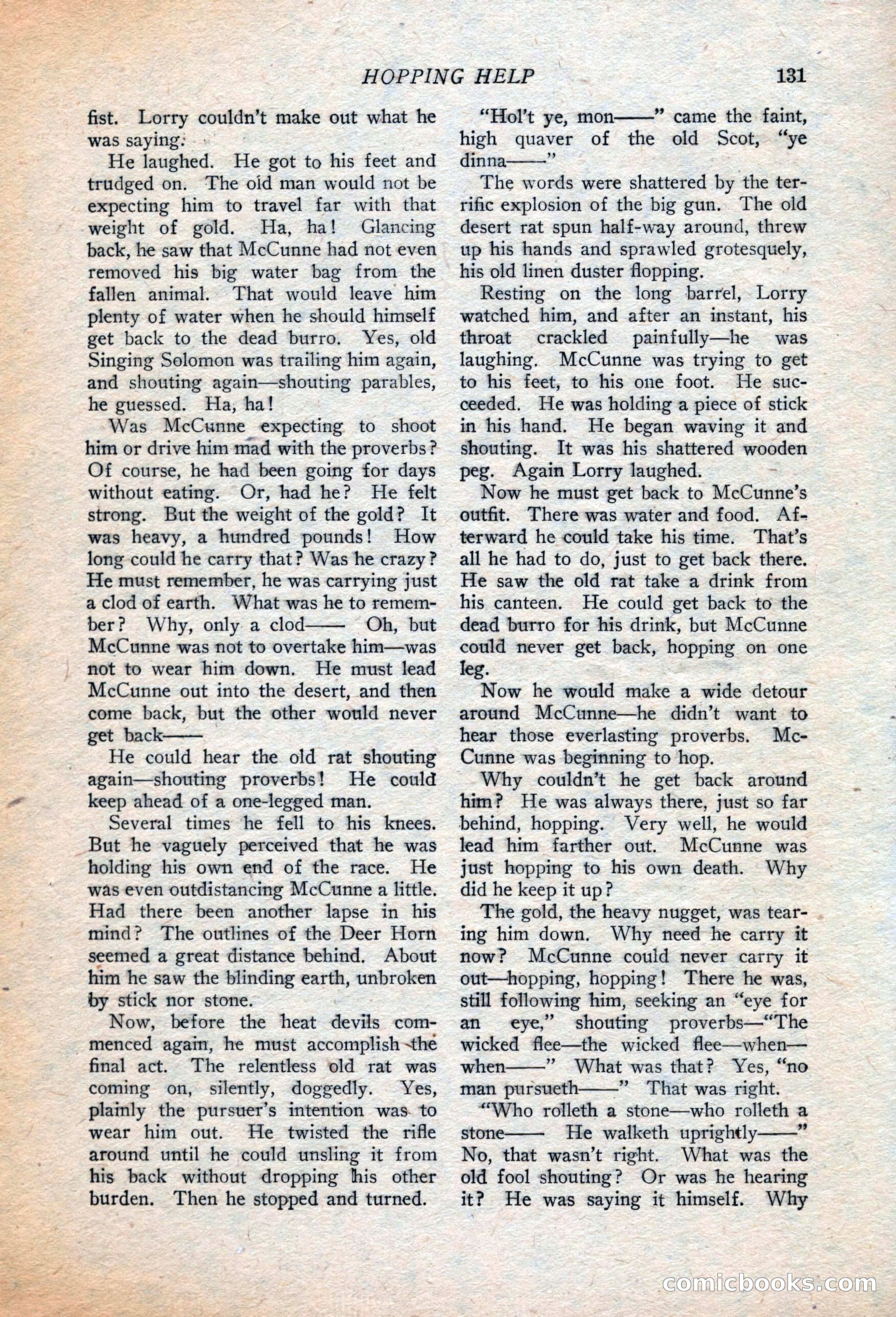 Western Story Magazine, July 14, 1923 — page 133 of 149